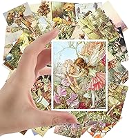 Vista 12 de Pegatinas grandes (24 piezas de 2.5 x 3.5 pulgadas) Poemas Vintage Book Grabado Ilustración