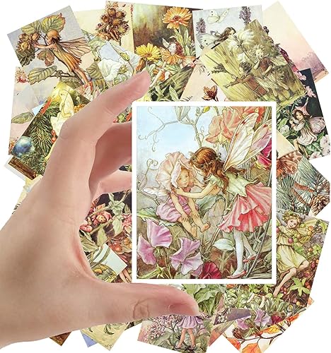 Miniatura 12 de Pegatinas grandes (24 piezas de 2.5 x 3.5 pulgadas) Poemas Vintage Book Grabado Ilustración