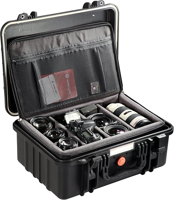 VANGUARD Supreme 40D Waterproof Camera Case with Removable Divider System, Black