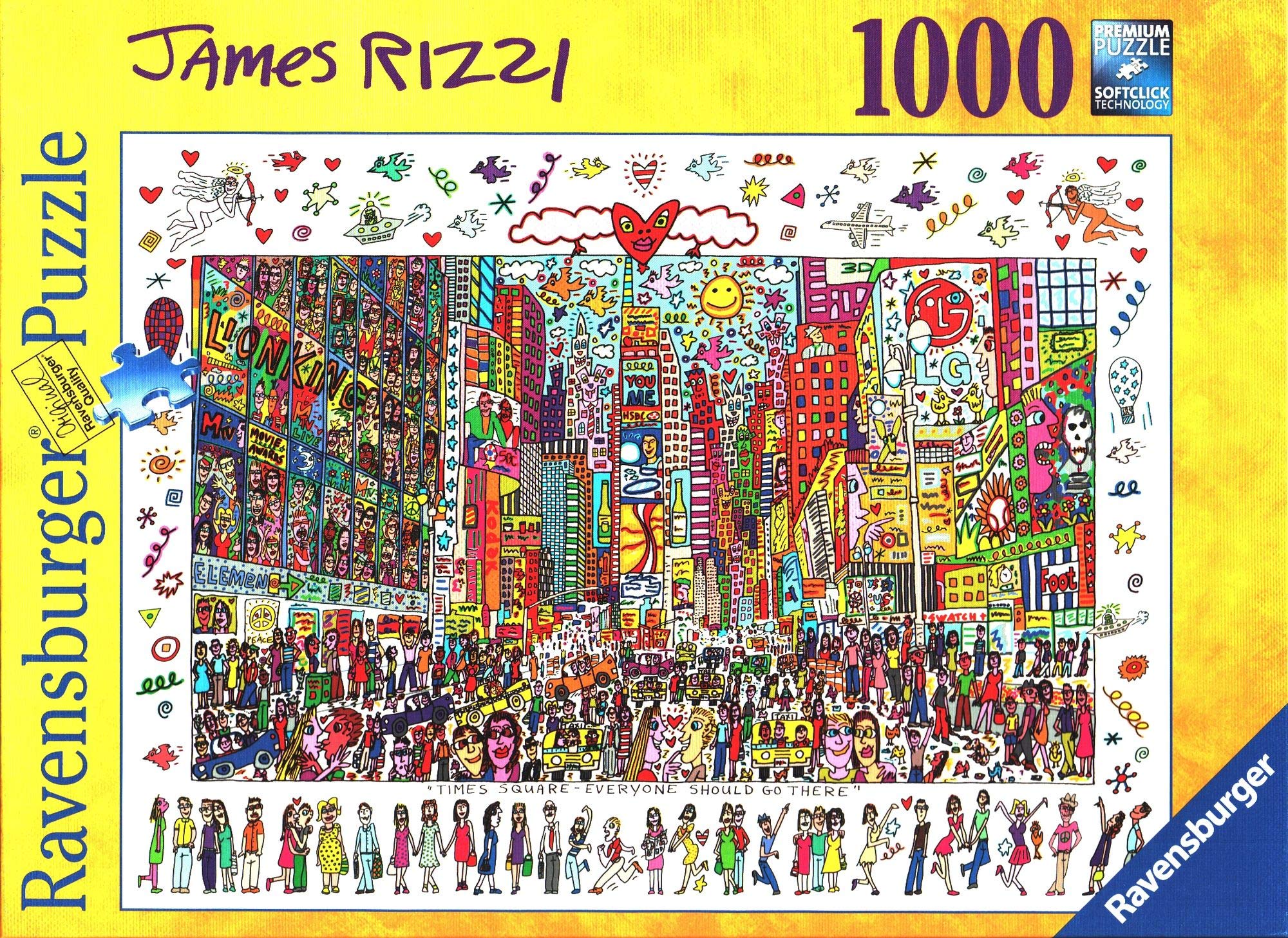 Ravensburger James Rizzi: Times Square 1000 Piece Jigsaw Puzzle