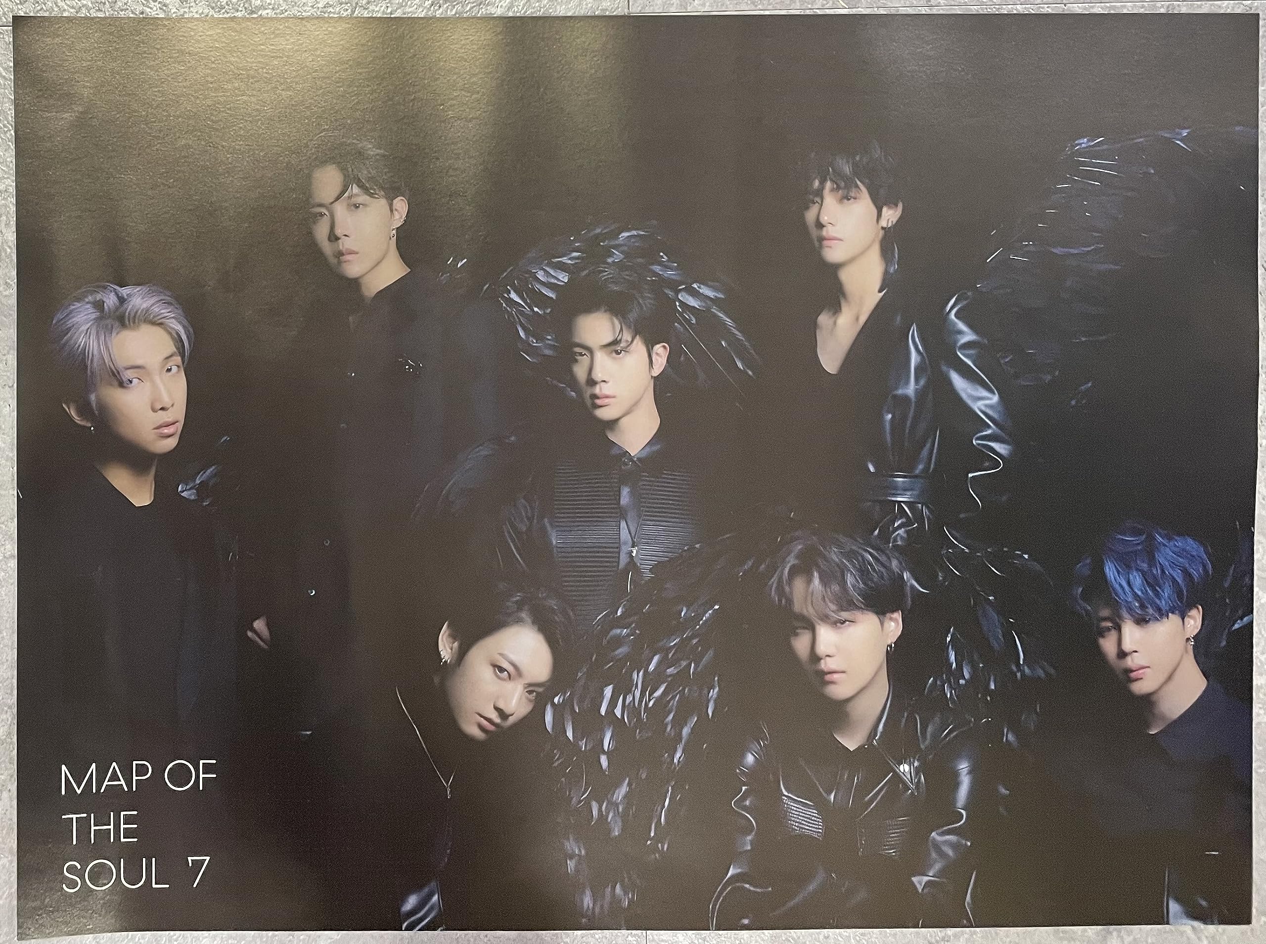 BTS MAP OF THE SOUL 7 サイン入りポスター BTS MAP OF THE SOUL 7 サイン入りポスター 31MaAvJ9ZEL.jpg_BO30,255,255,