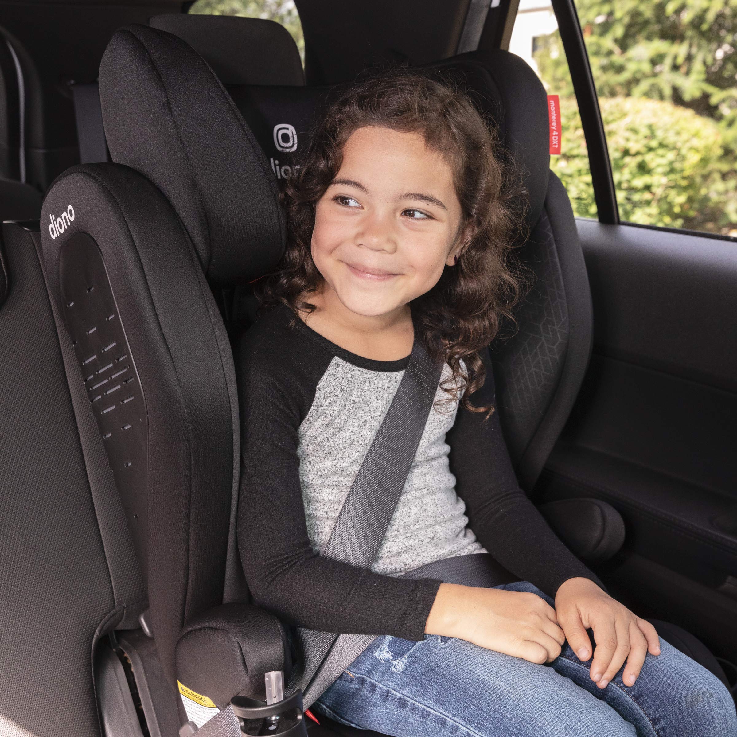 Diono Monterey 4DXT Latch, 2in1 High Back Booster Car Seat with