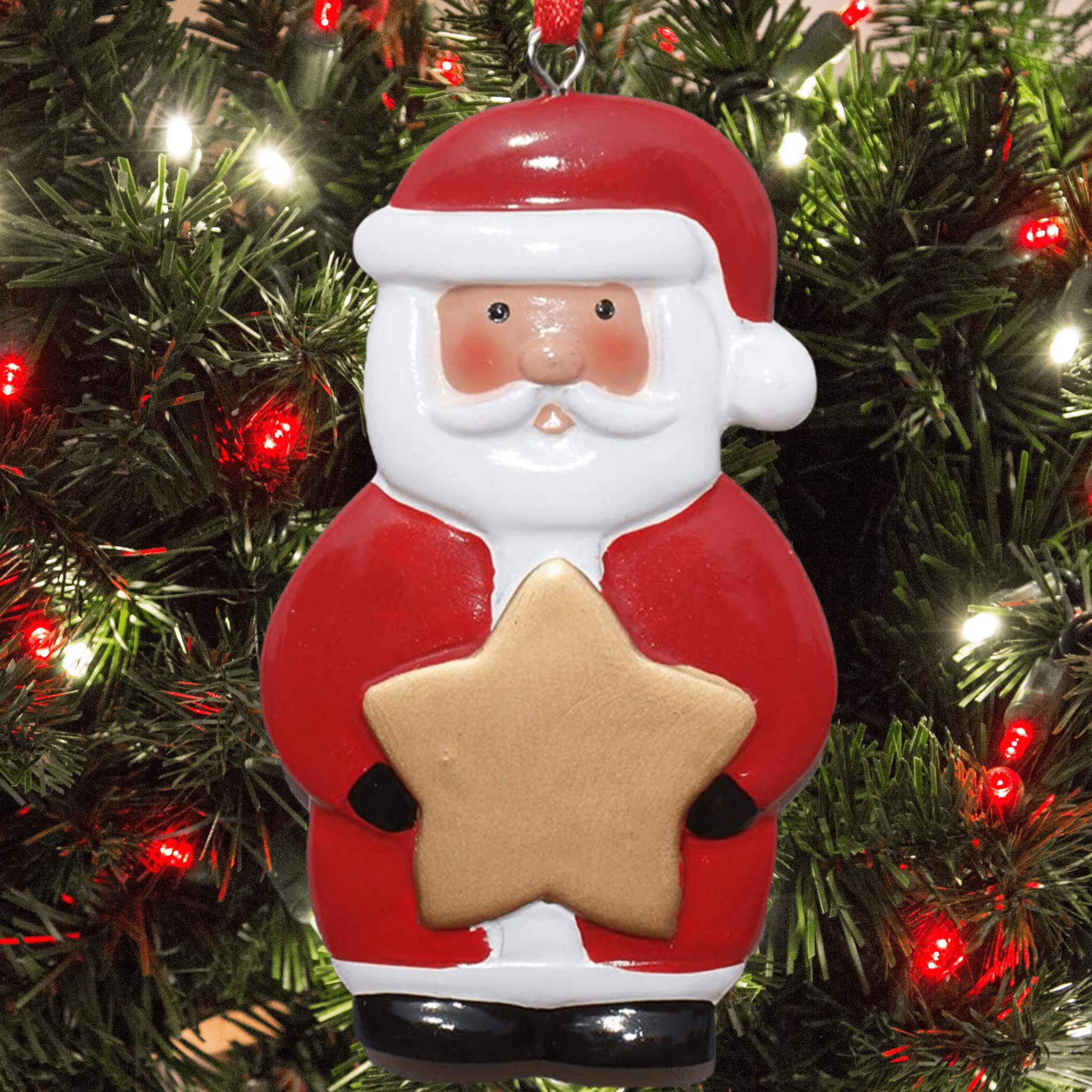 Christmas Tree Decoration. Personalised Santa Xmas Ornament. Super Secret Santa, Stocking Filler or Christmas Keepsake