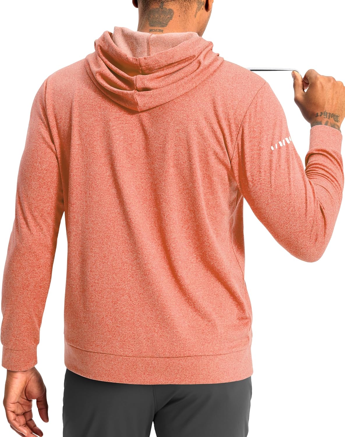 G Gradual Men's Fleece Hoodie Long Sleeve Athletic Workout Shirts Winter Warm Soft Hooded Sweatshirts for Men with Pockets - Image 2