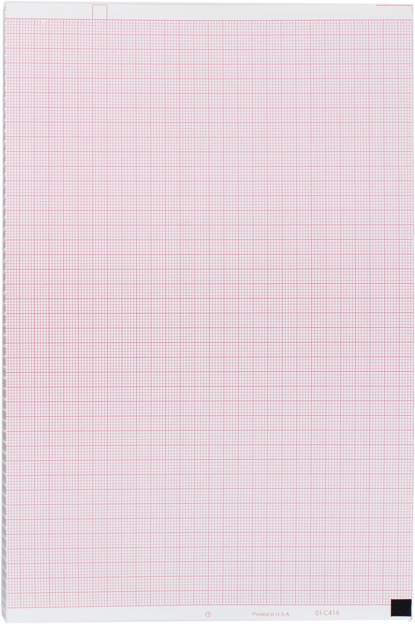 PA9100Z Medical Cardiology Recording Chart, 10 Pack, Size 8.5" x 5.5" 142 Sheets Per Pack