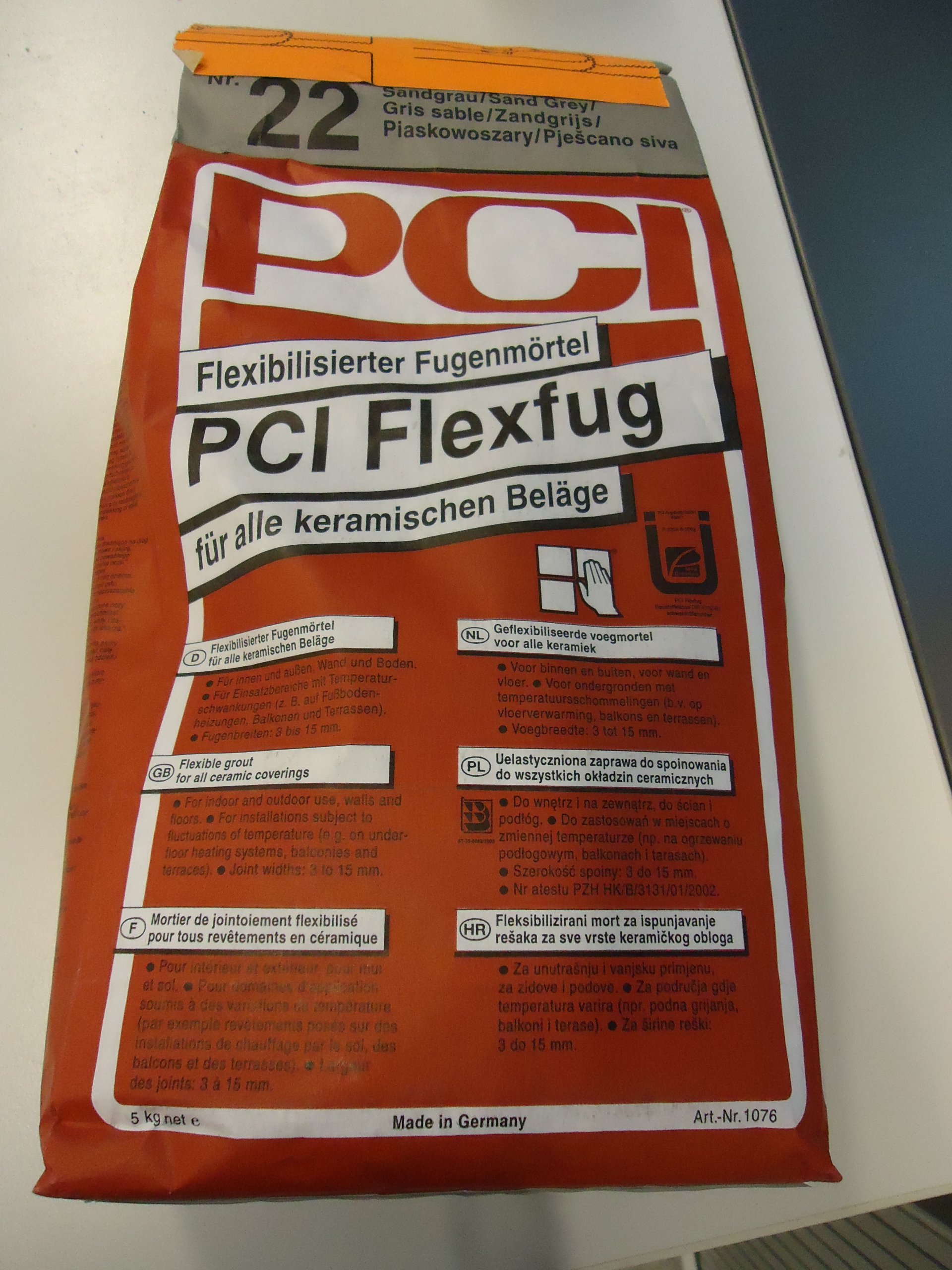 PCI Flexfug - Mortero flexible para juntas, varios colores