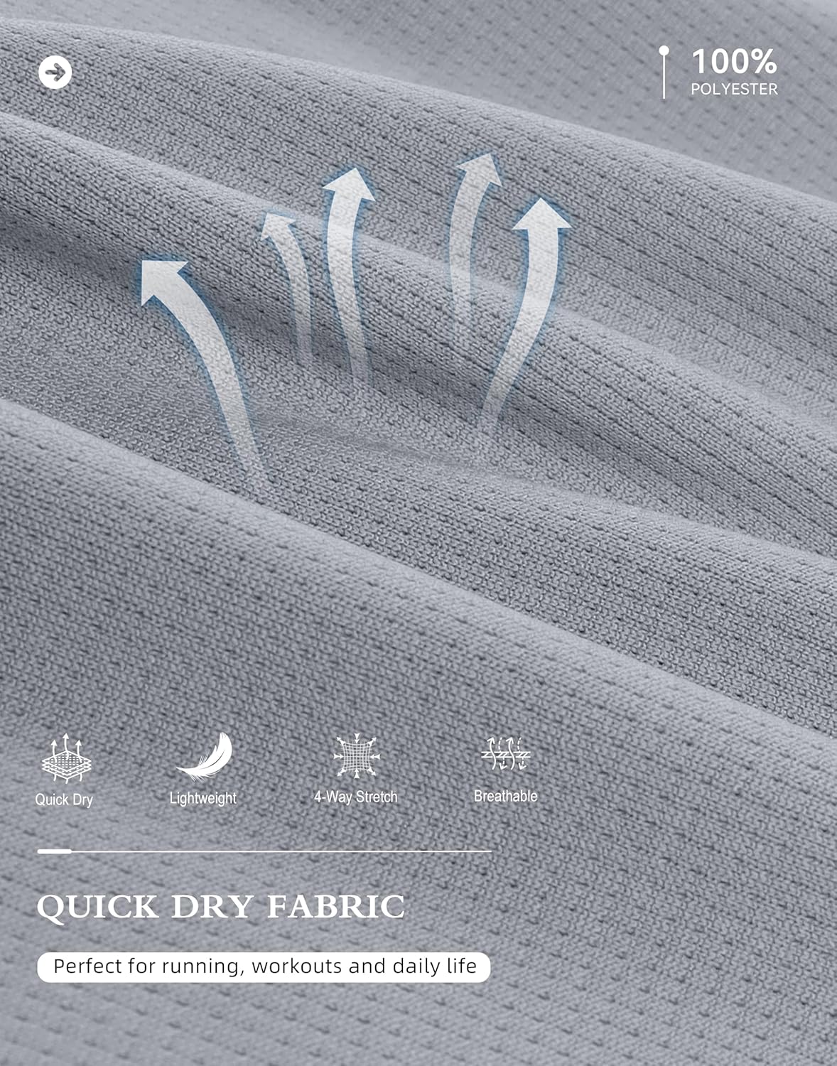 G Gradual Men's Running Shirts Long Sleeve Athletic Shirt Lightweight Quick Dry Quarter Zip Pullover for Men Workout Gym Golf - Image 7