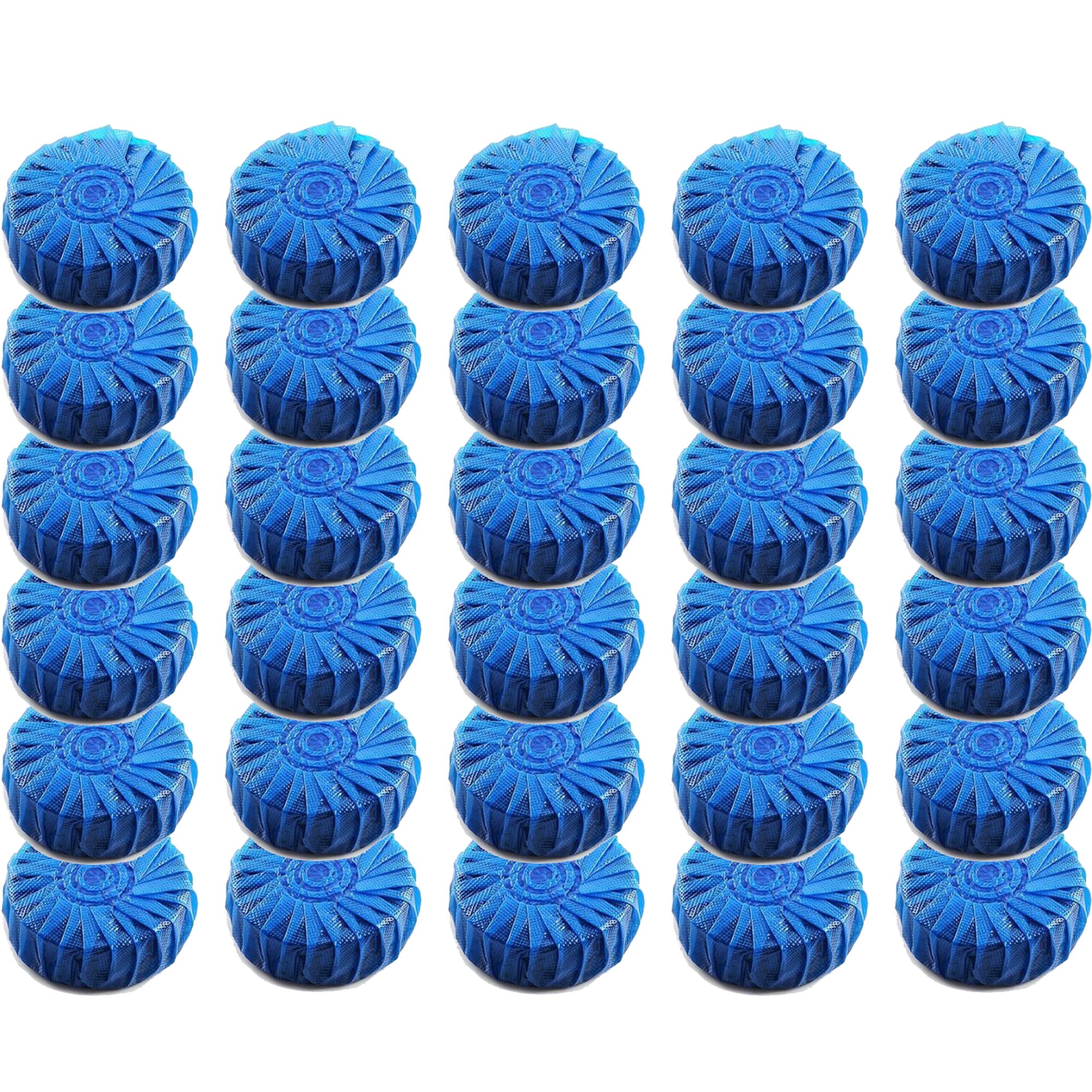 50gx30 Stück Toilettensteine WC Würfel für Einbaubehälter, Duft Lavendel Blau
