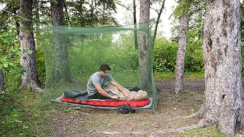 Vista 16 de Coghlan's Hiker's Rectangular Mosquito Net Blanco