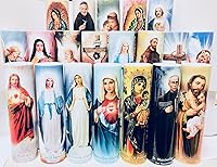 Vista 6 de Señora de los milagros, vela LED sin llama de oración devocional