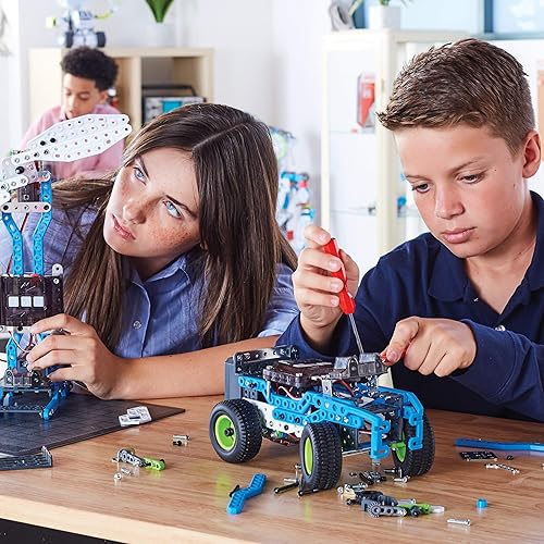 Miniatura 3 de Meccano Erector, juego de innovación de introducción a la robótica, S.T.E.A.M. Kit de construcción con sensores y motor real