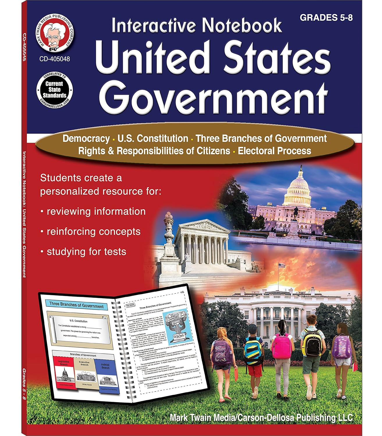 Mark Twain United States Government Interactive Books