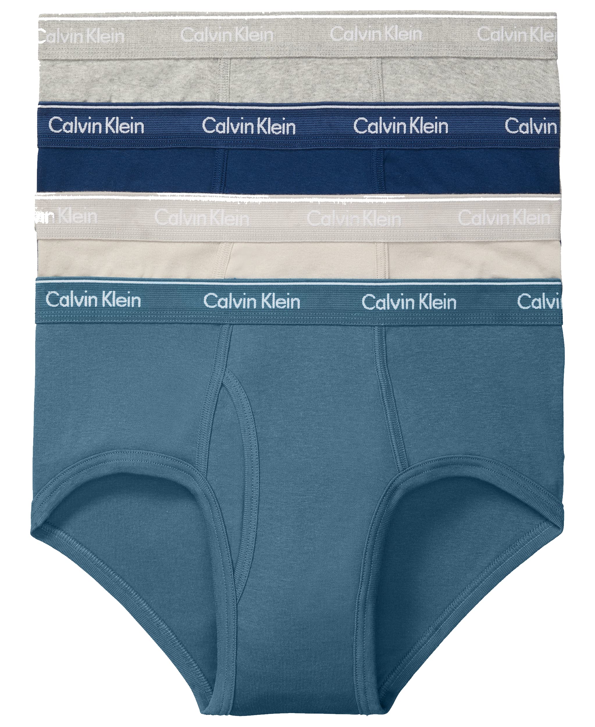 Calvin Klein Men's Underwear Cotton Classics 4Pack Hip Brief Medium