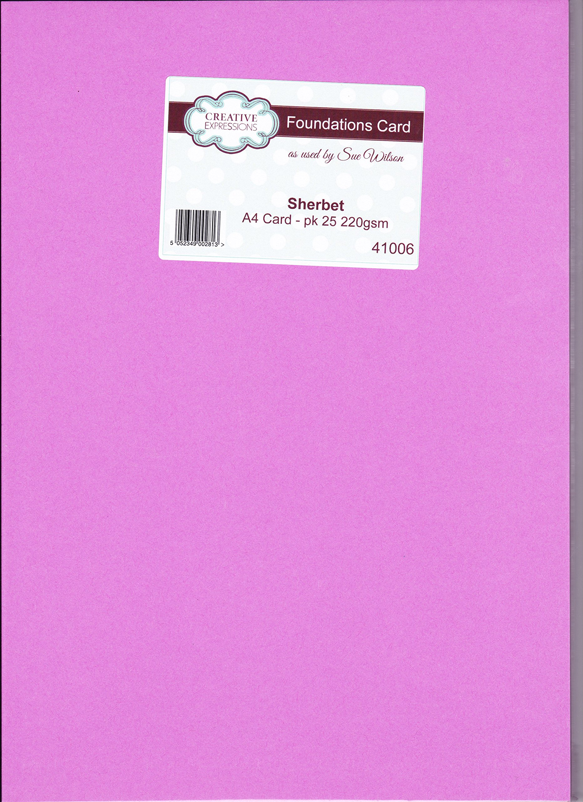 Creative Expressions Foundation Card-Sherbet, A4