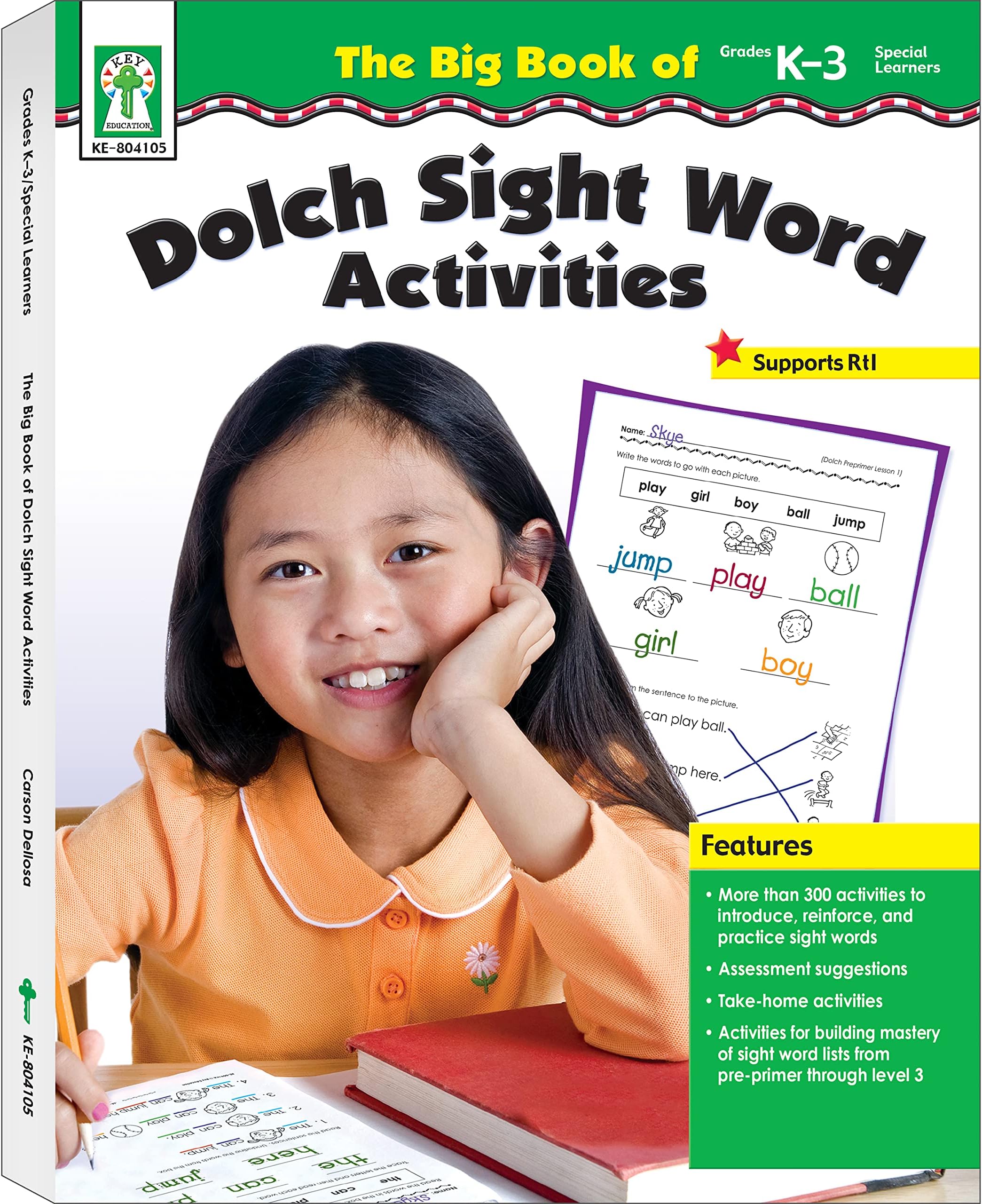 The Big Book of Dolch Sight Word Activities Workbook