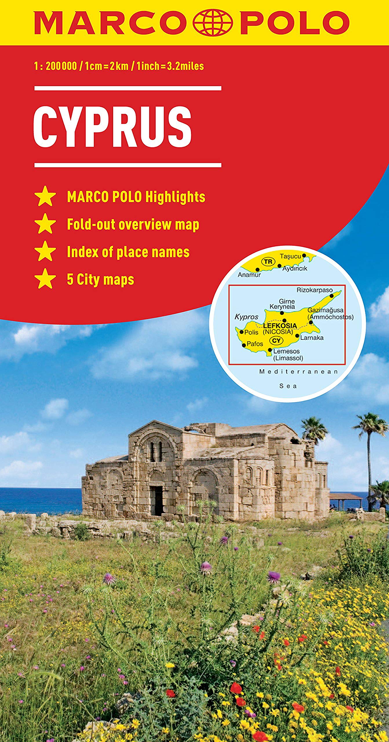 Cyprus Marco Polo Map (Marco Polo Maps) Map – Folded Map, 6 Jun. 2011
