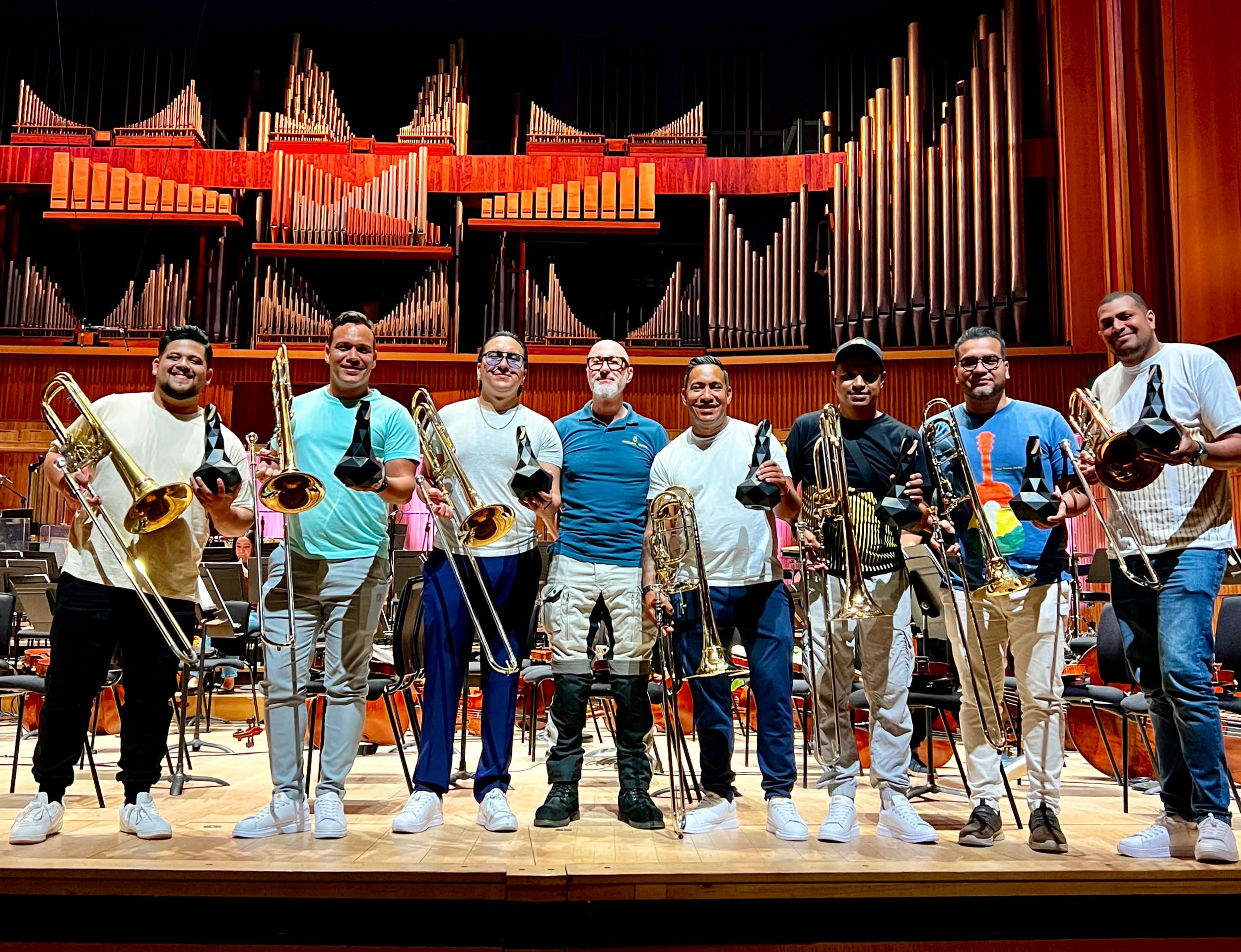 Sordina professionale per trombone tenore, leggera, accordata con precisione, facile da suonare, design non dentabile