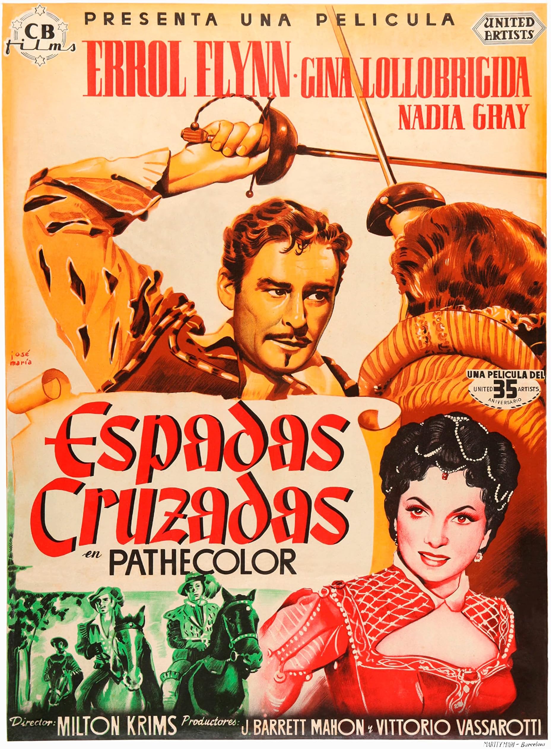 Espadas Cruzadas (The Master of Don Giovanni) - Poster cm. 30 X 40
