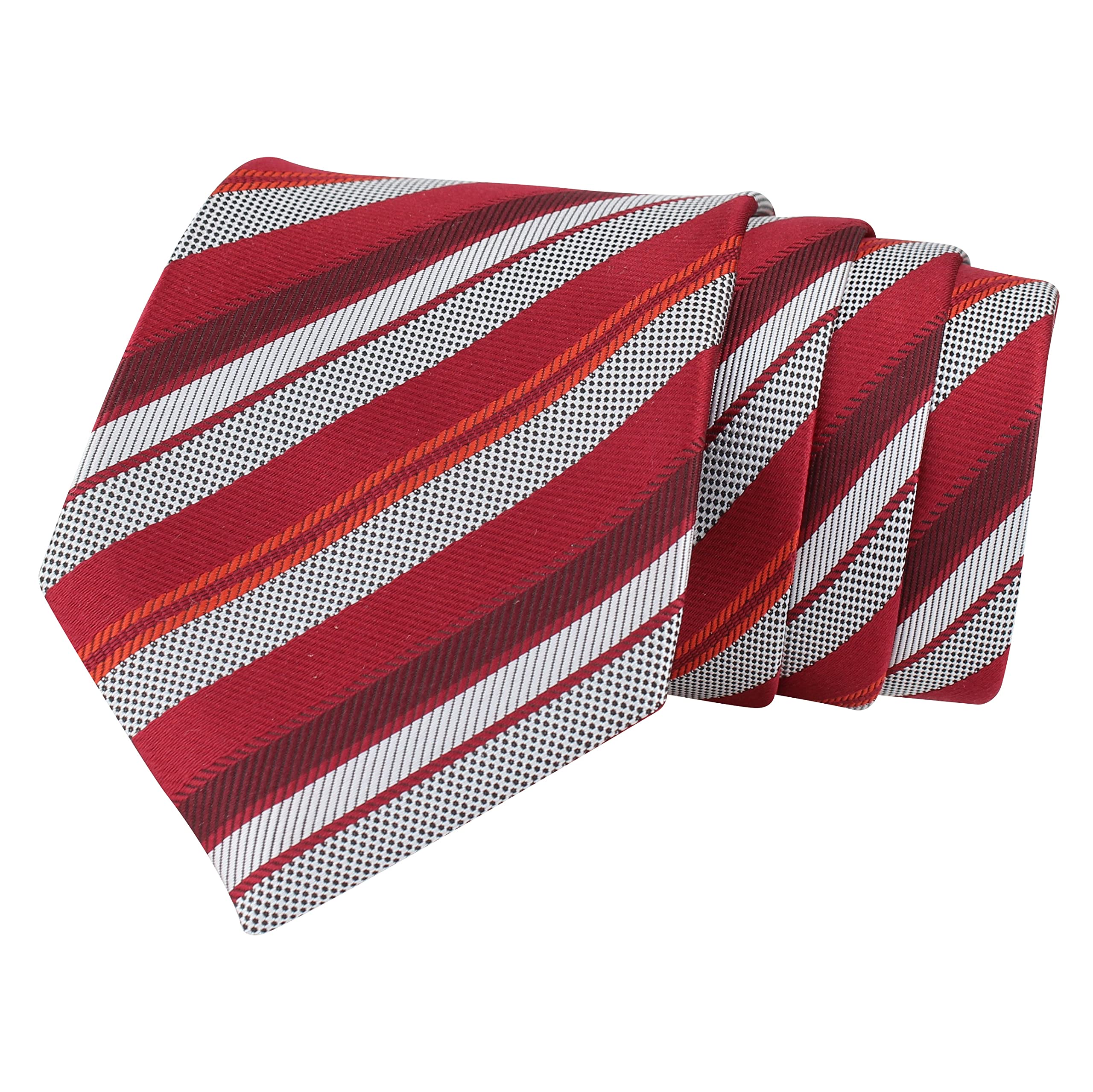 kovove Kavove The Selective Striped Red Necktie For Men-picture-46