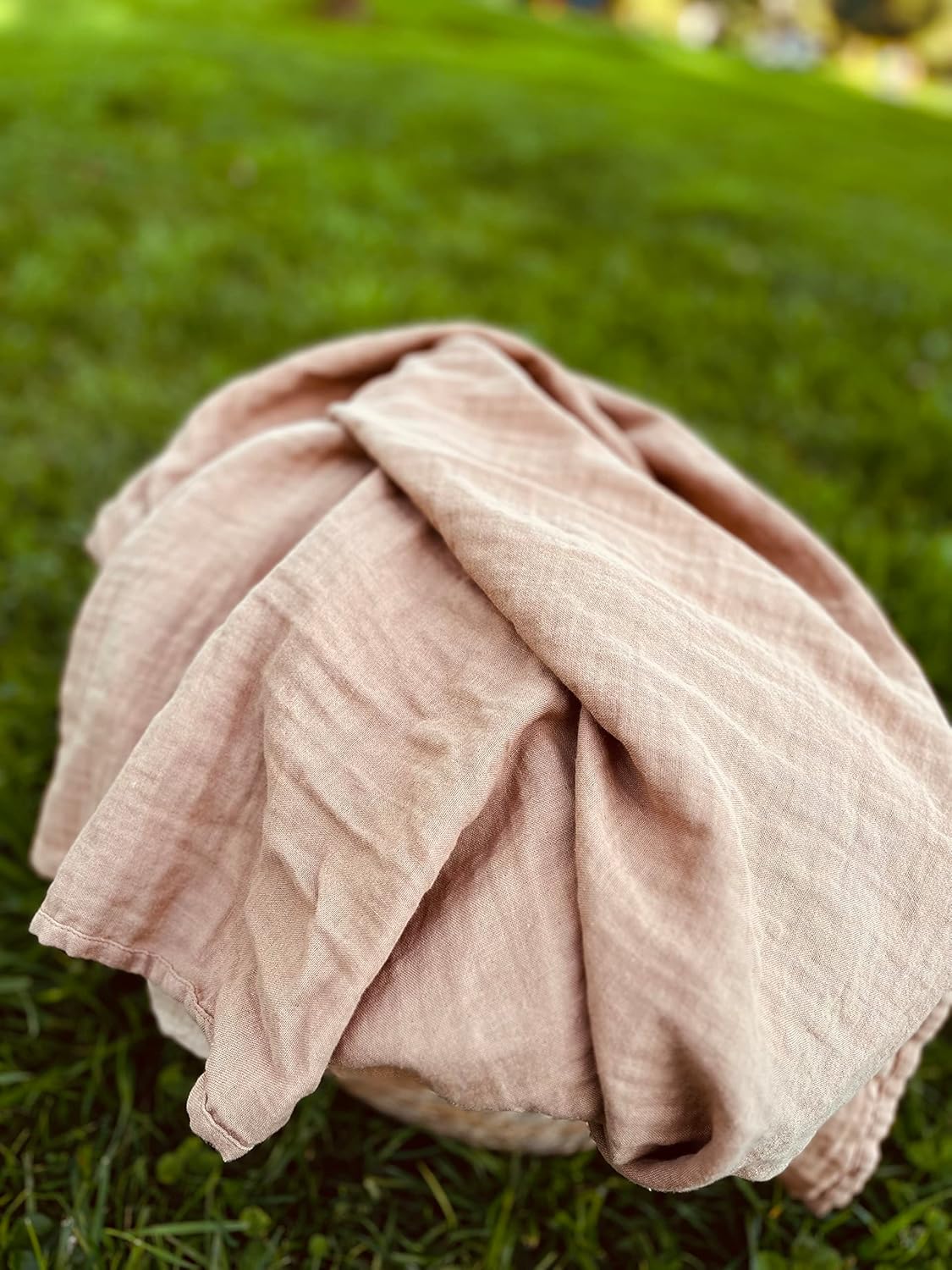 Leyl&Ari Muslin Swaddle Baby Blanket | 100% Organic Cotton Receiving (Wildflowers Set)