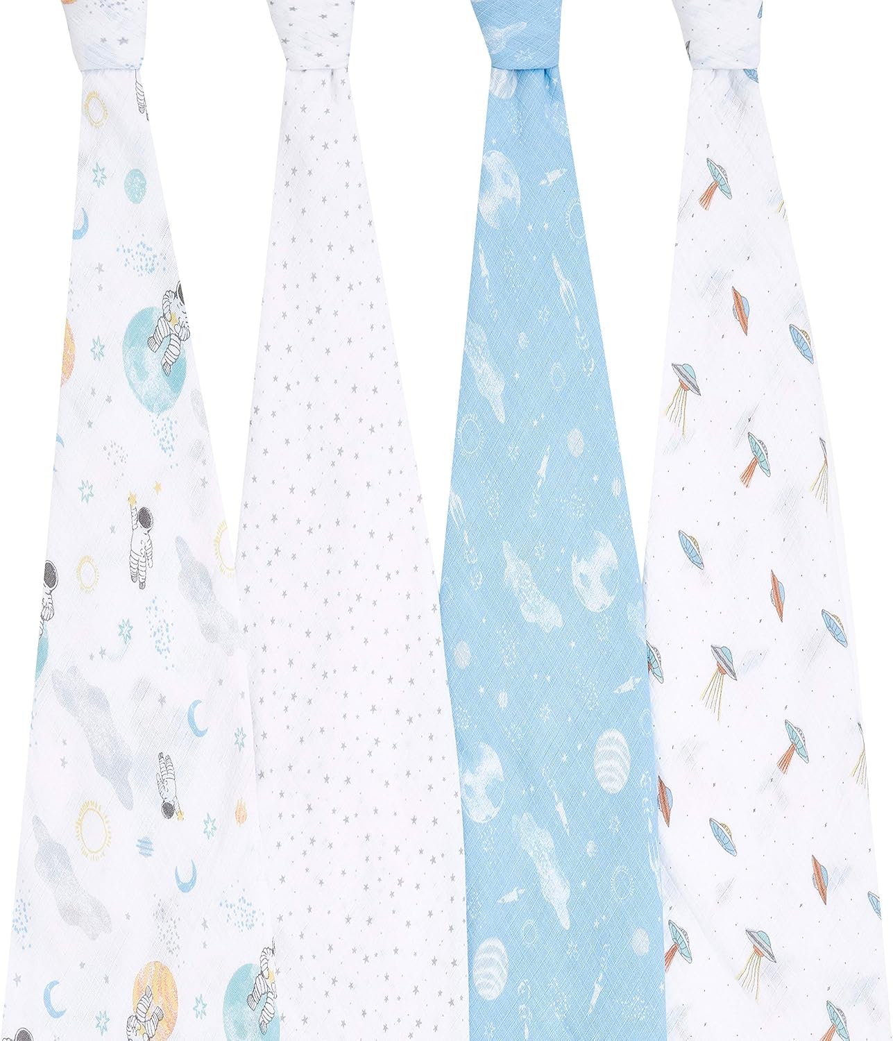 aden + anais essentials 100% Cotton Muslin Swaddle & Receiving Blanket for Baby Girls & Boys, 112x112cm - Image 3
