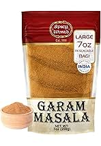 Spicy World Garam Masala Powder 7-Ounce (15 Premium Spice Blend) | Salt Free, Vegan | Indian Origin | Garam Masala Spice Powder
