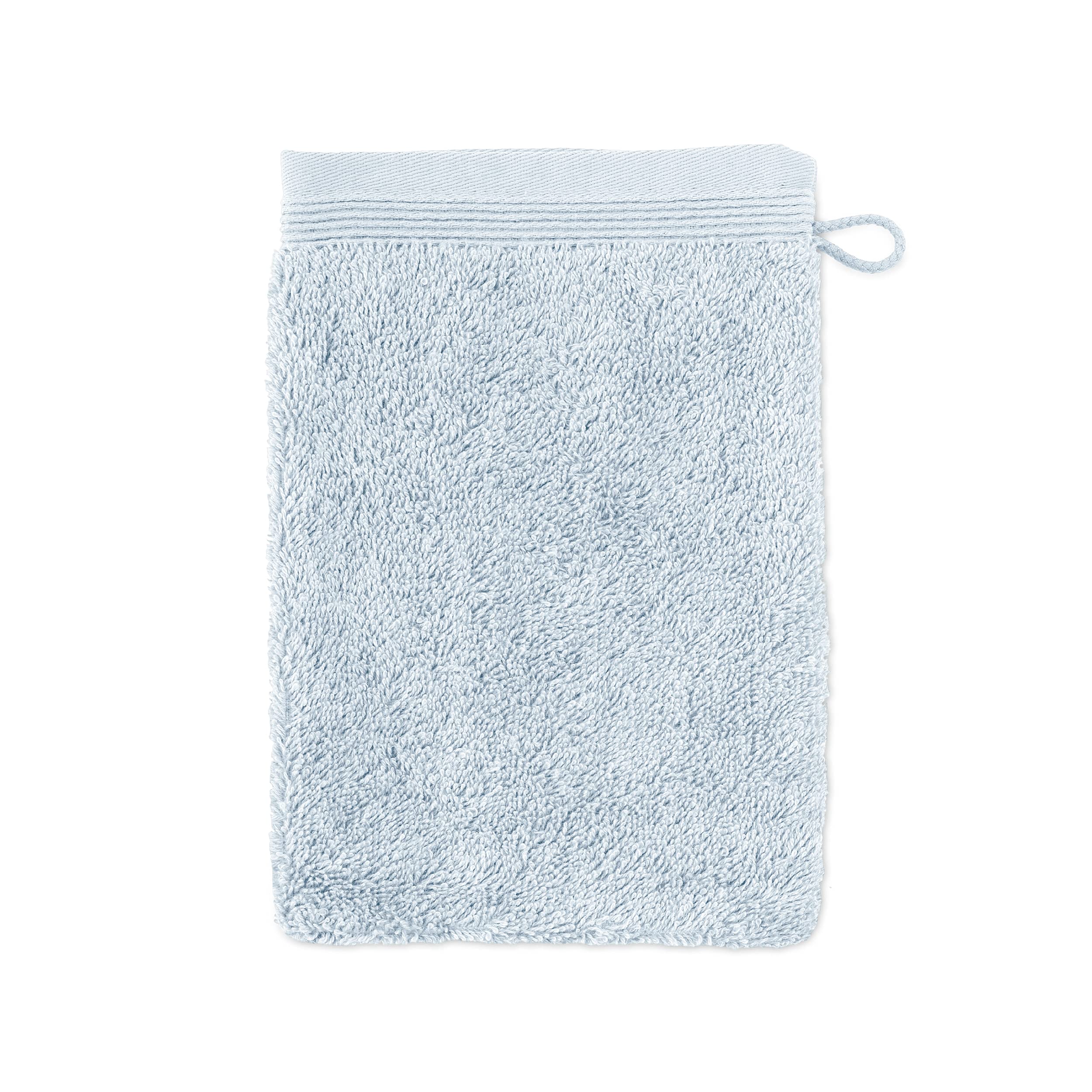 Möve Superwuschel Waschhandschuh 20 x 15 cm aus 100% Baumwolle, Silver
