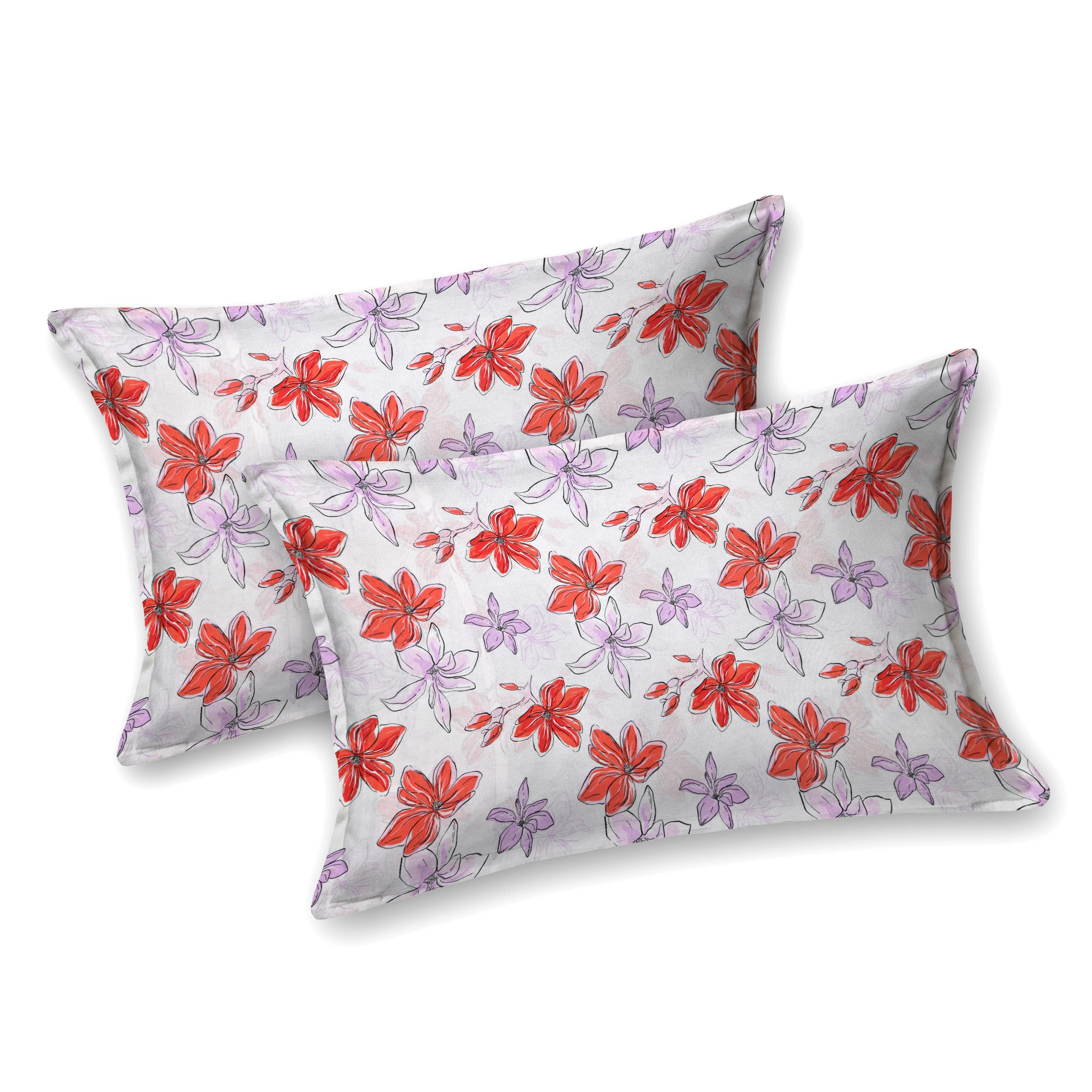 Linenweaves 100% Cotton Pillow Cover Set of 2 | (18" x 28", Maple)