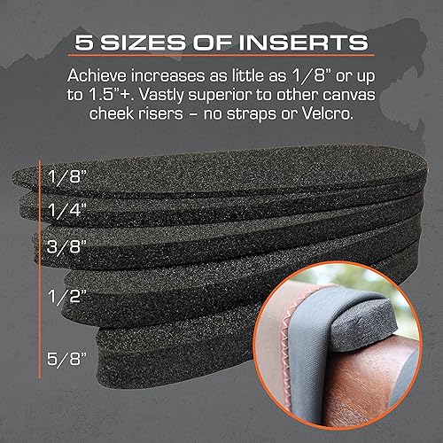 Miniatura 3 de Beartooth Comb Raising Kit 2.0  Mejora la precisión  Neopreno  Reduce el retroceso  Fabricado en Estados Unidos