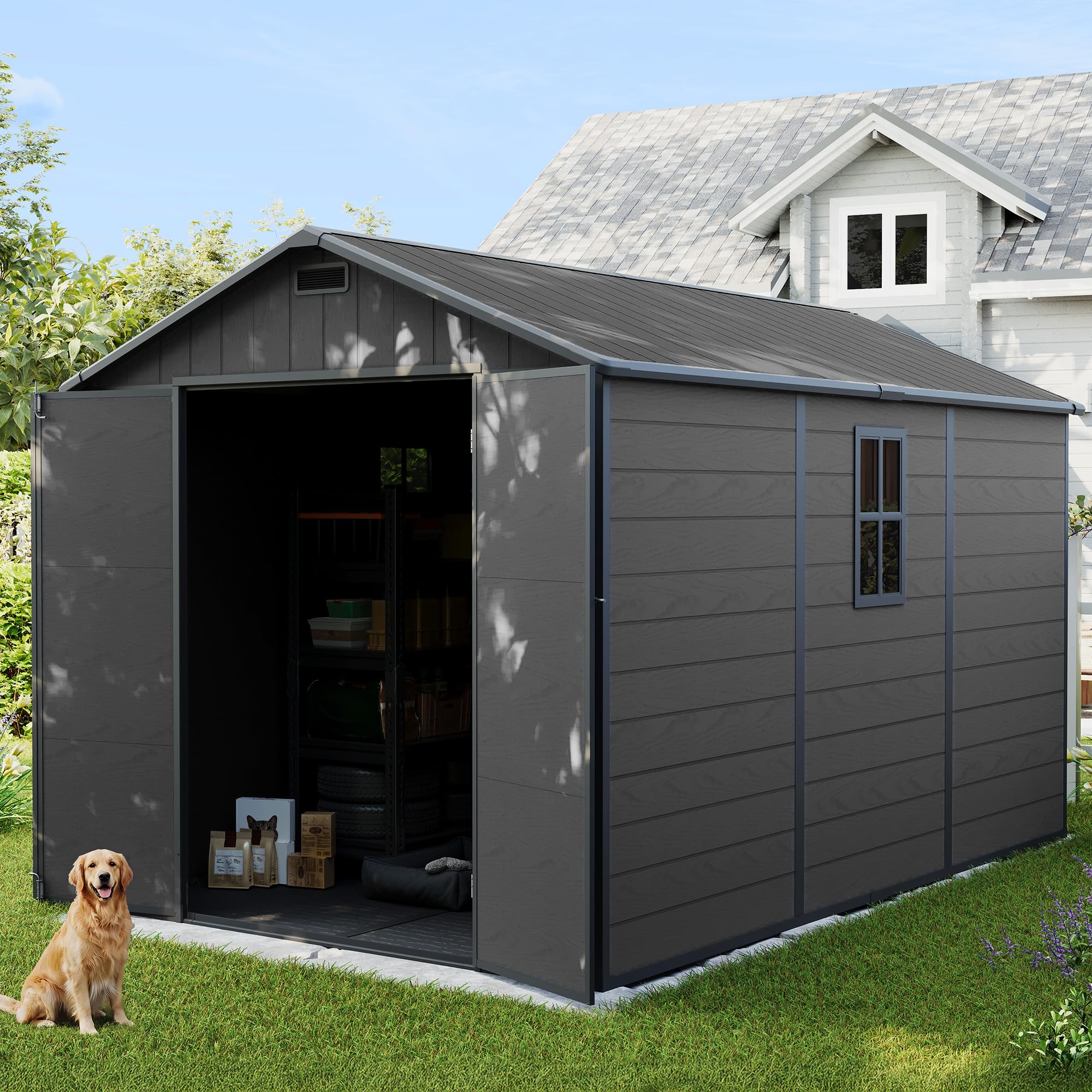 UDPATIO Resin Shed