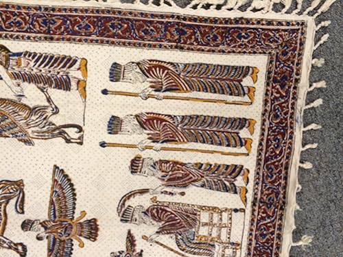 Miniatura 5 de Venta de regalo Tabla Top,Mantel Textil Tapiz Hecho a Mano Algodón Tintes Naturales Oferta Venta