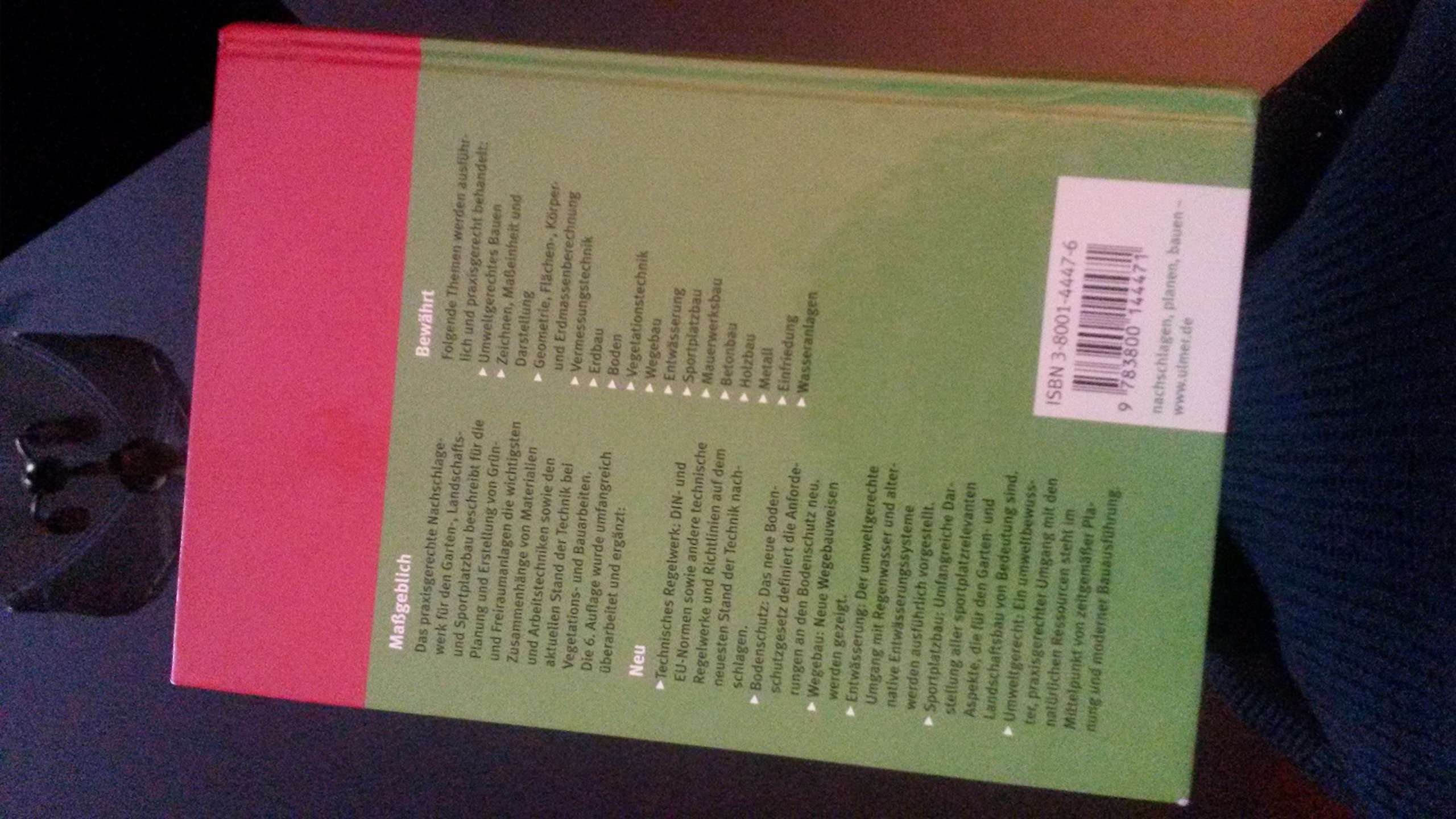 Lehr-Taschenbuch für den Garten-, Landschafts- und Sportplatzbau