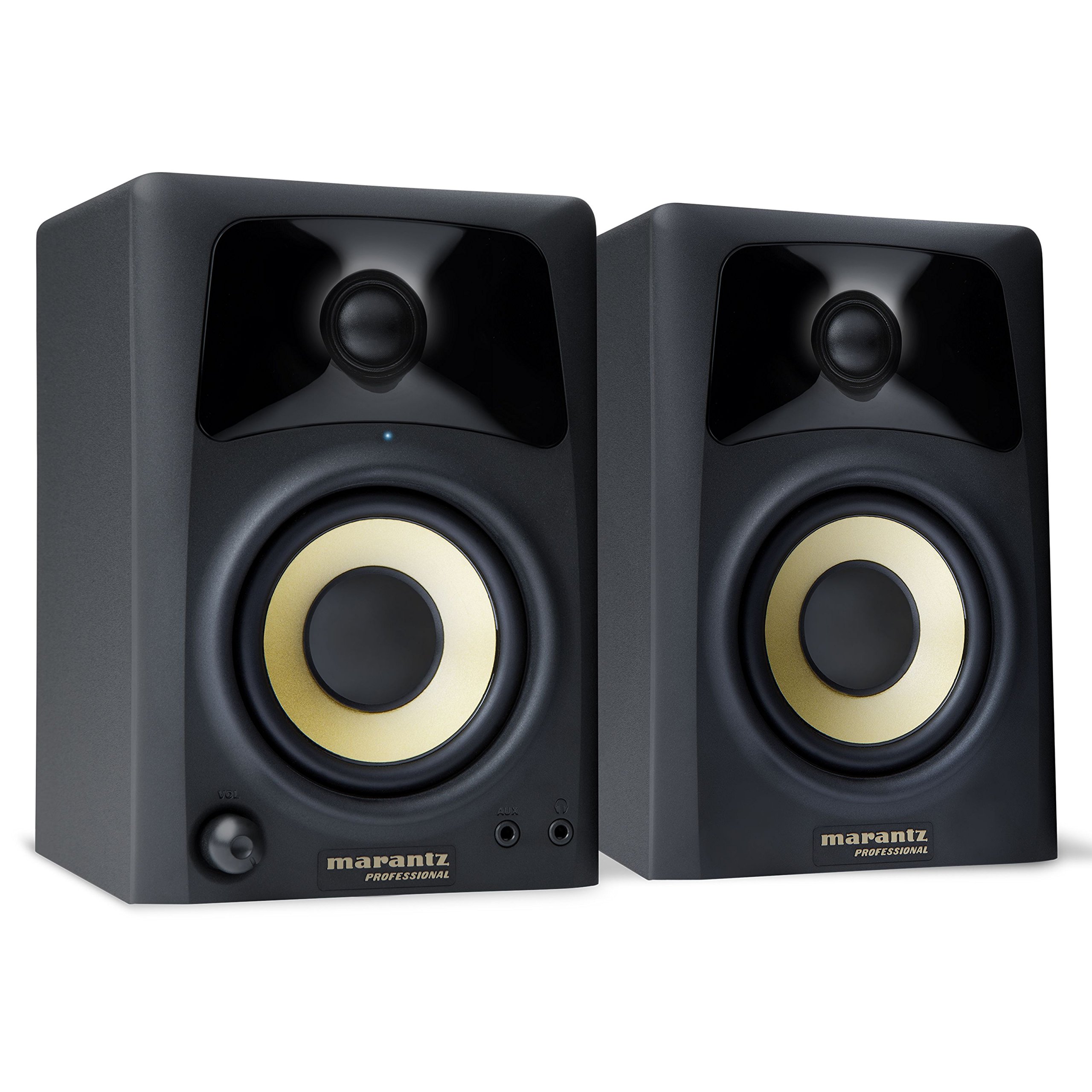 marantz スピーカー ペア ブラック Amazon | マランツプロ 小型アクティブスピーカー 3インチウーハー