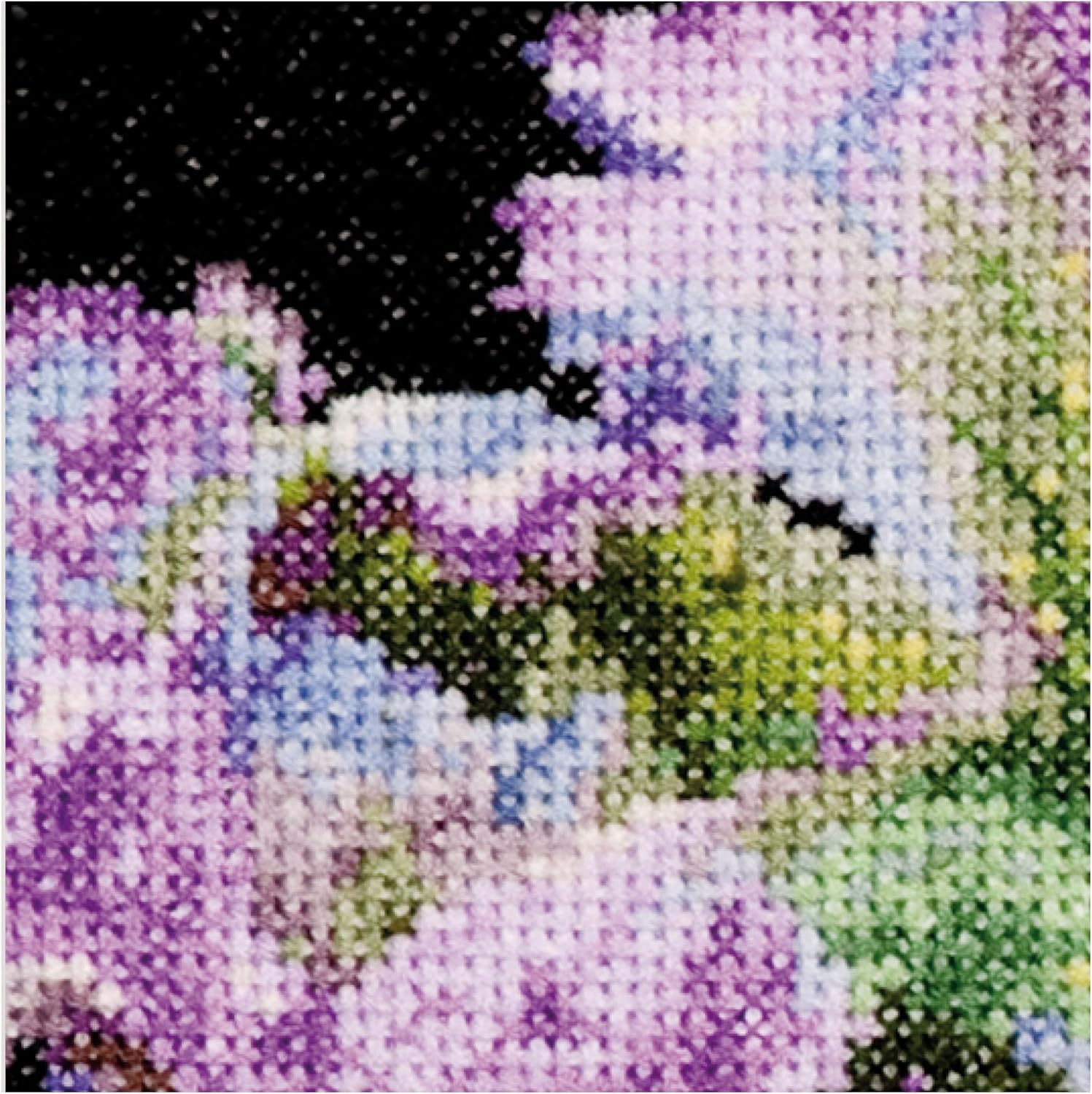 Thea Gouverneur - Counted Cross Stitch Kit - Tulip - Aida - 18 Count - Embroidery Kit for Adults - DMC Embroidery Threads and Other Cross Stitch Supplies Included - 494A