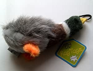 Mini Mallard Duck Dog Toy - Quacking - Plush Dog Toy UK - fetch and
