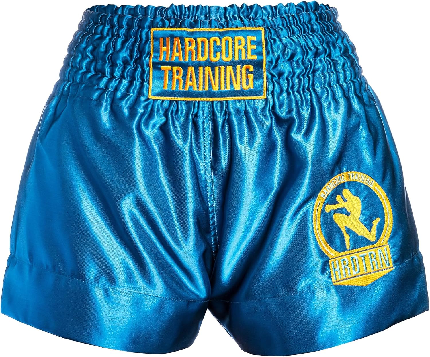 Hardcore Training Classic Muay Thai Shorts Black White Red Camo Blue Kick Boxing MMA Combat Sport Sparring Trunks