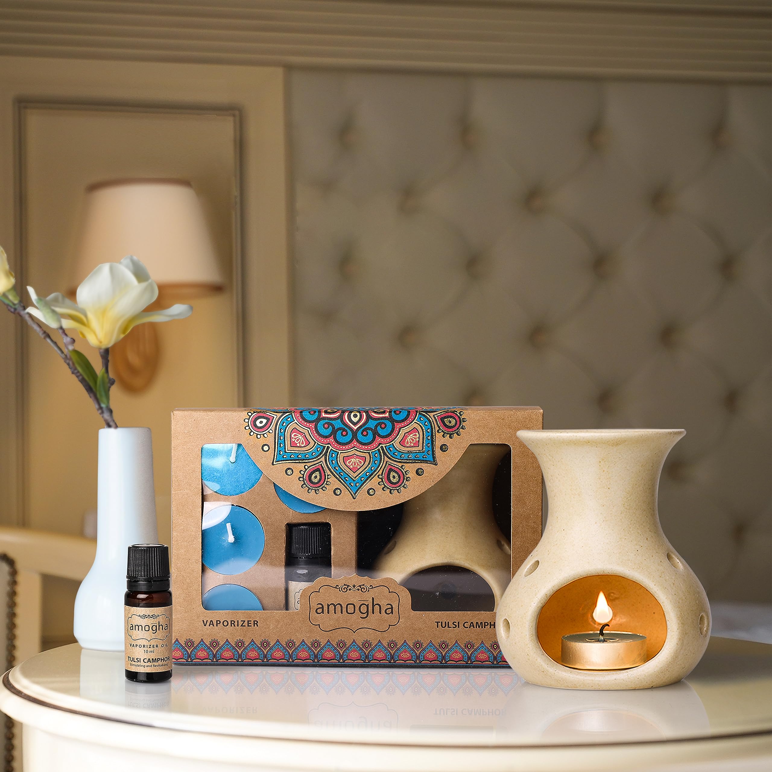 See full amazon price history chart for Amogha Ceramic Tulsi Camphor Fragrance Vaporizer With 4 Tealights And 10Ml Vaporizer Oil (Free) For Home Decorations Amogha Ceramic Tulsi Camphor Fragrance Vaporizer With 4 Tealights And 10Ml Vaporizer Oil (Free) For Home Decorations (B0CGLMSCCN) Amazon Price History, Amazon Price Tracker