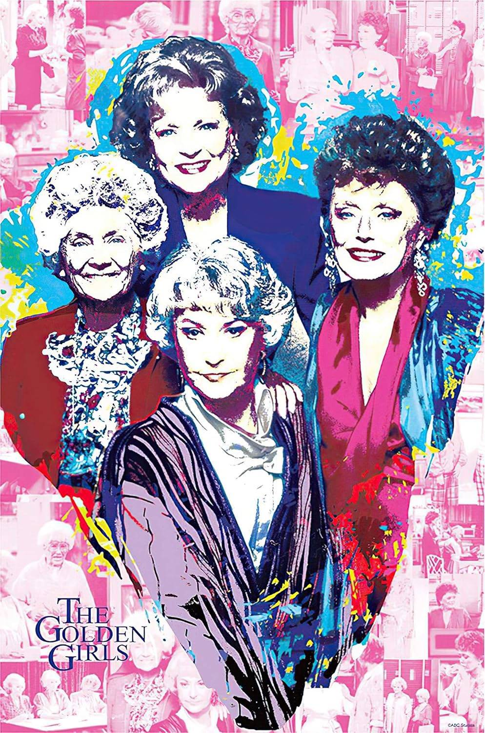 The Golden Girls Puzzle for Adults and Kids | 1000 Piece Jigsaw Puzzle | Funny Retro '80s TV Show Collage | Interactive Brain Teaser for Family Game Night | 28 x 20 Inches