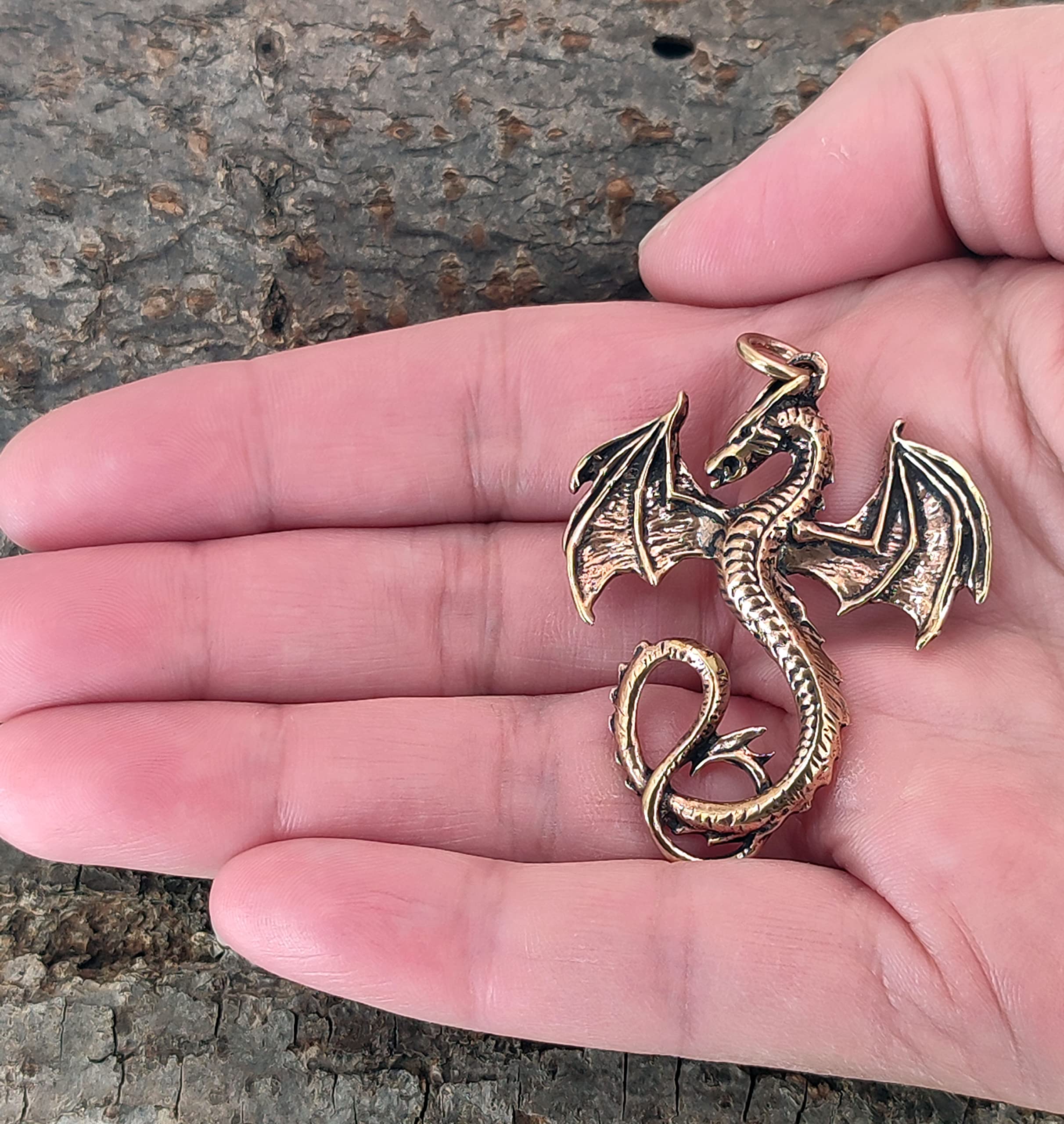 Gran Dragón Colgante de bronce nº 11