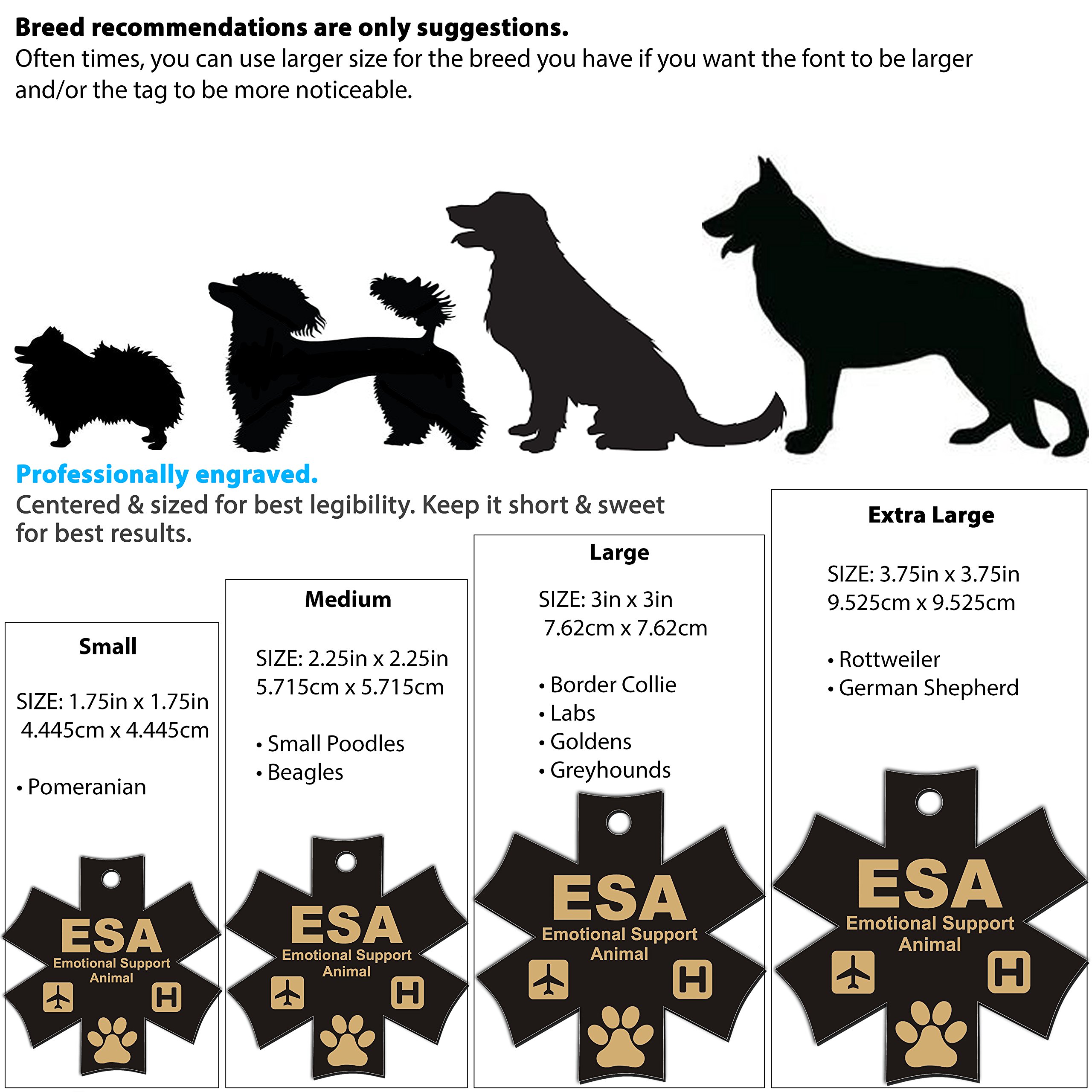 Emotional Support Animal Lives Here - ESA Sticker – Engraven LLC
