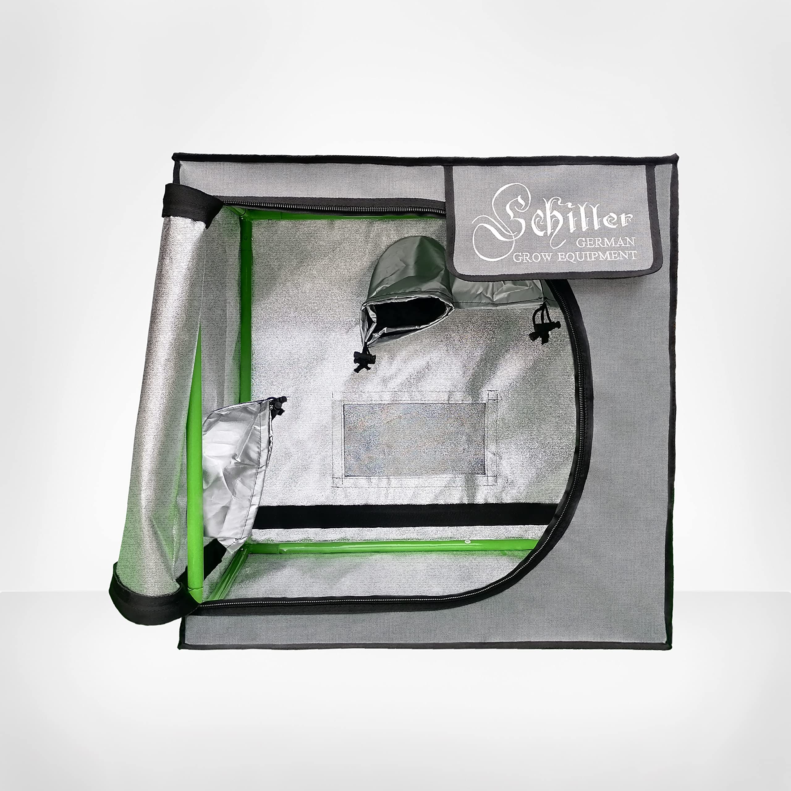 (S) chillerbox - Growzelt 60 x 40 x 60 cm - Schiller German Grow Equipment - Zelt Box Indoor