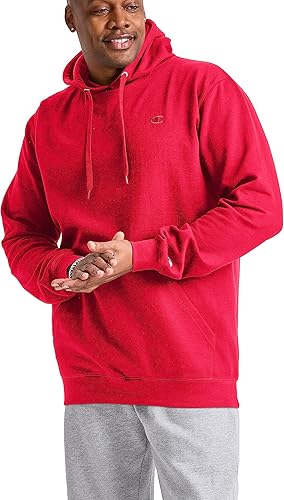 Champion, Powerblend, sudadera con capucha cómoda de forro polar, sudadera para hombre (regular o grande y alto)
