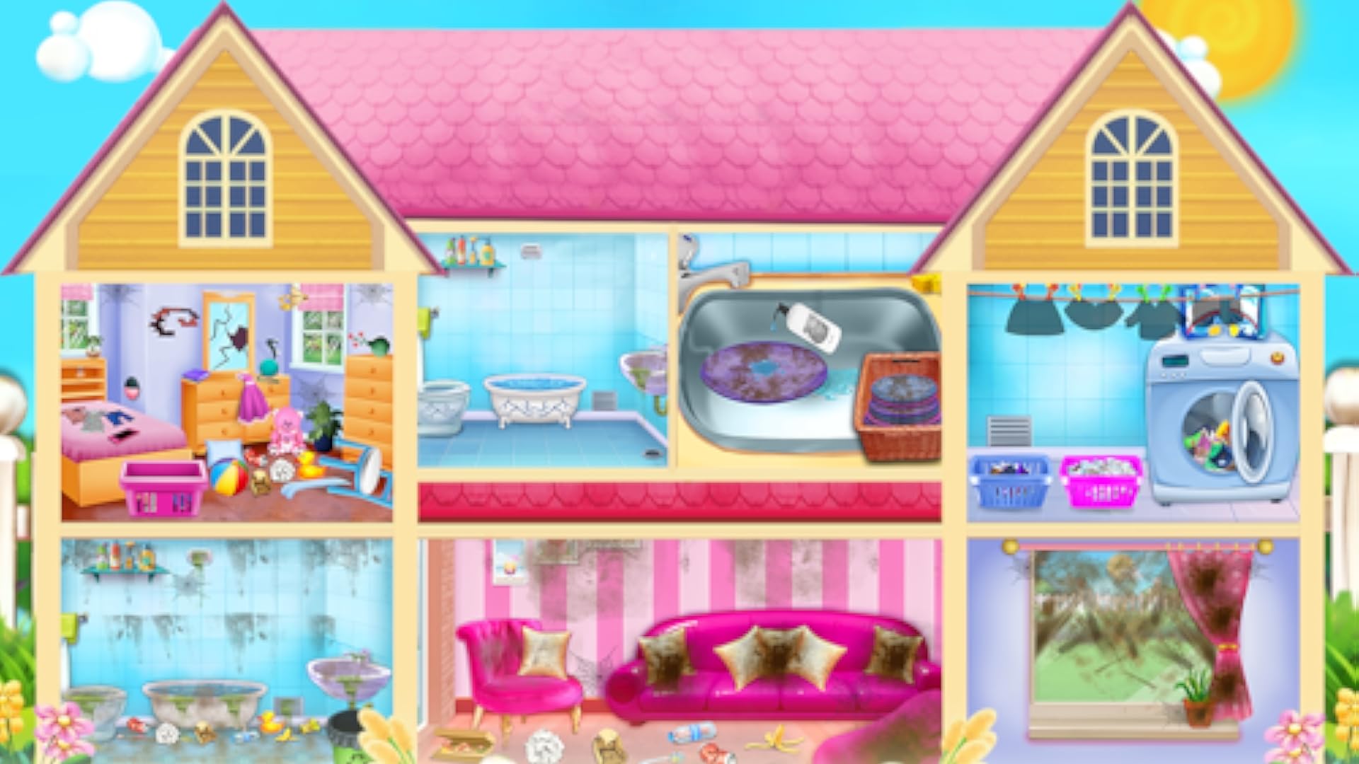 Messy House Cleanup House Cleaning Games App on Amazon Appstore