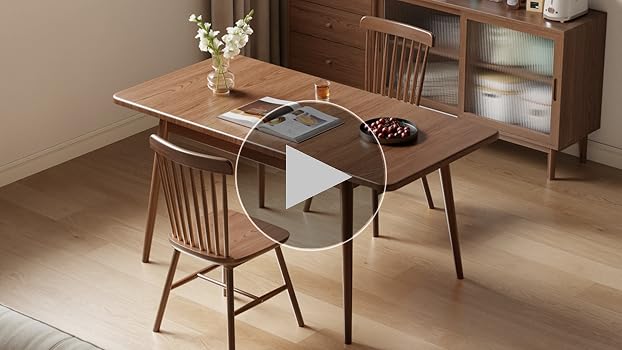 Amazon.com - Muwuele Solid Wood Extendable Dining Table for