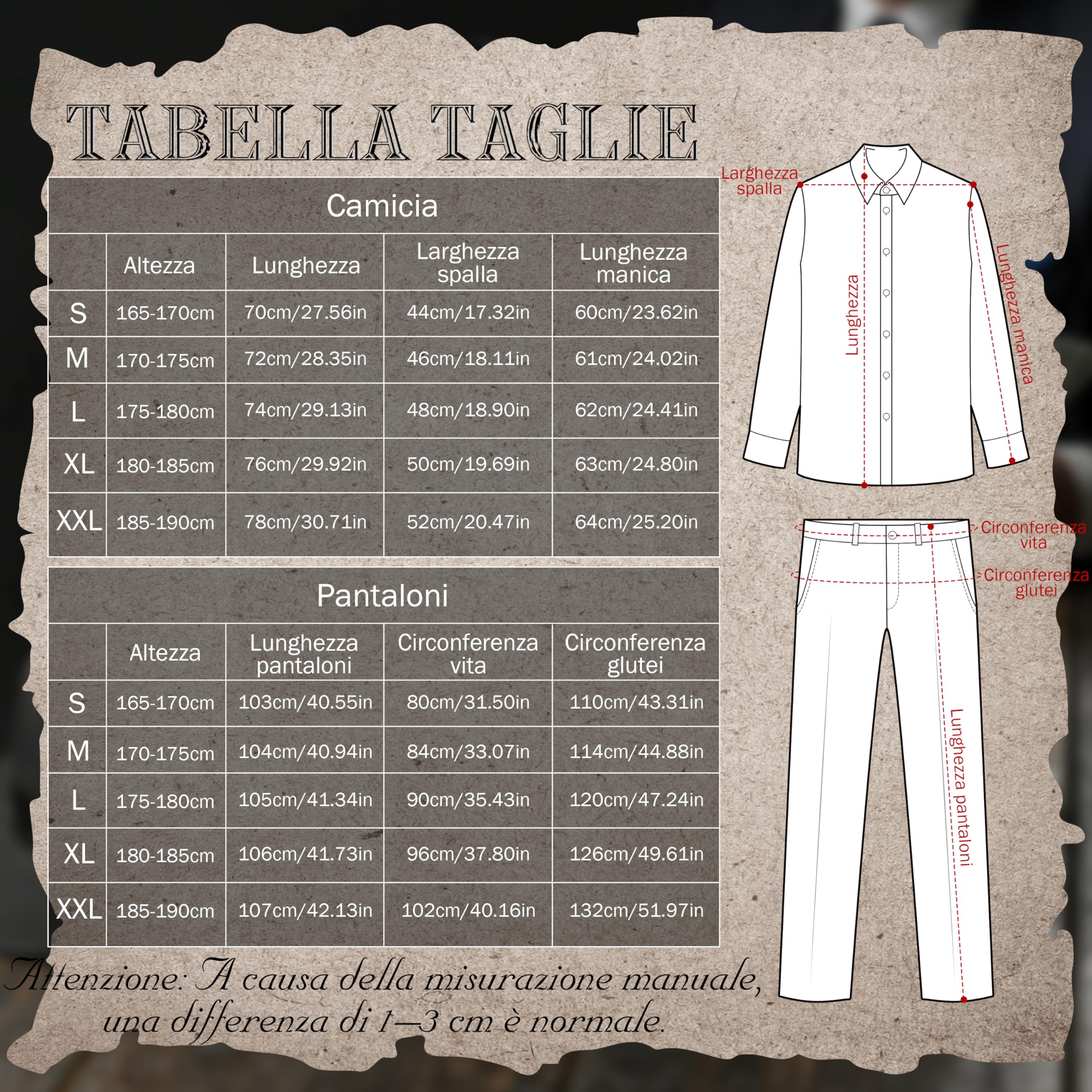 Charmofun Vestiti Anni 20 Uomo, Costume Gangster Uomo Anni ’20 con Camicia, Pantaloni, Bretelle e Cappello, Set di Accessori Mafia Vintage per Carnevale e Feste a Tema (Nero, L)