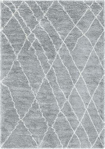 Miniatura 10 de Rugs.com Soft Touch Shag Collection - Alfombra de pasillo de 6 pies, color gris guijarro, perfecta para pasillos y entradas