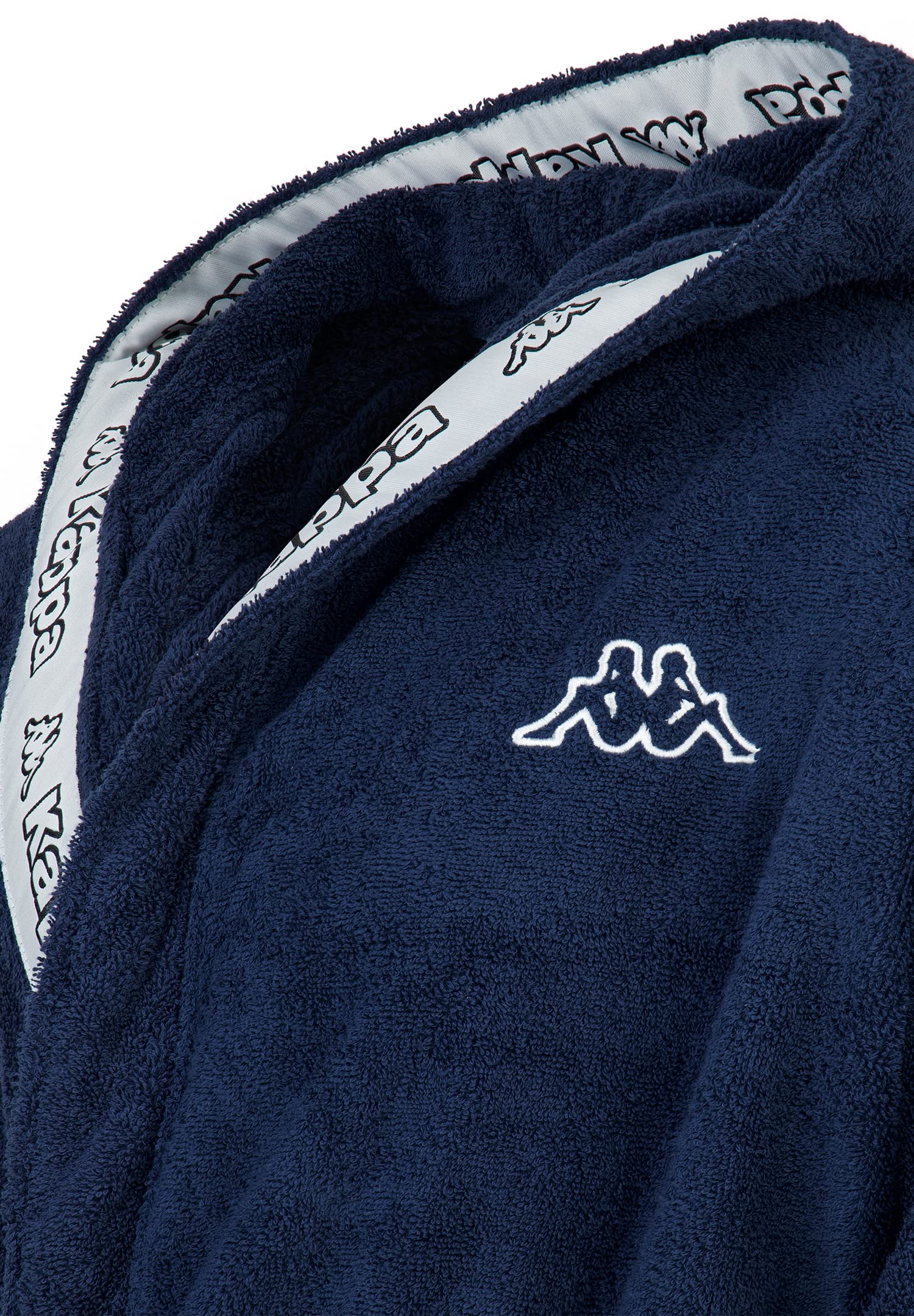 Kappa Peignoir unisexe à capuche 100 % coton Taille S à 4XL