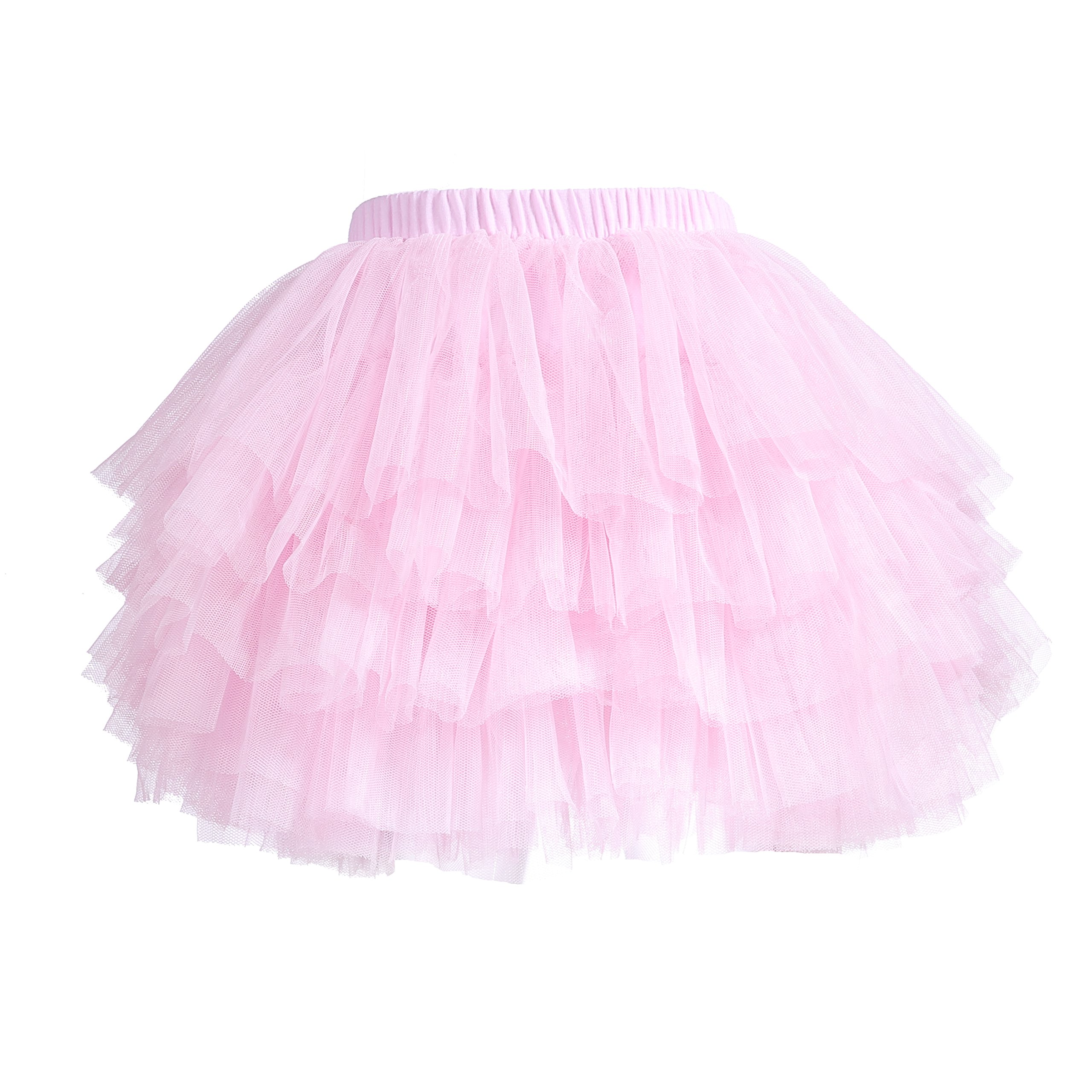Baby Girls' Tutu Skirt Toddler 6 Layered Tulle Tutus 1-8T