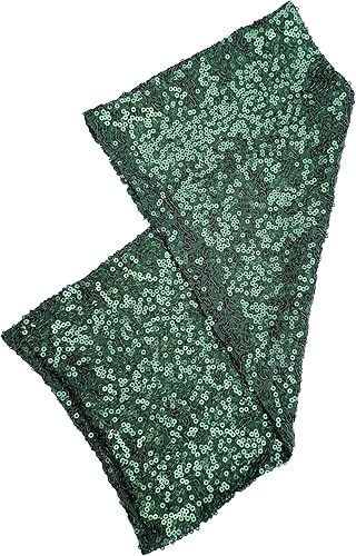 Miniatura 2 de Fajas para sillas de lentejuelas de alta elasticidad con brillantes y suaves, material de lentejuelas brillantes, lazos para sillas de fiestas y