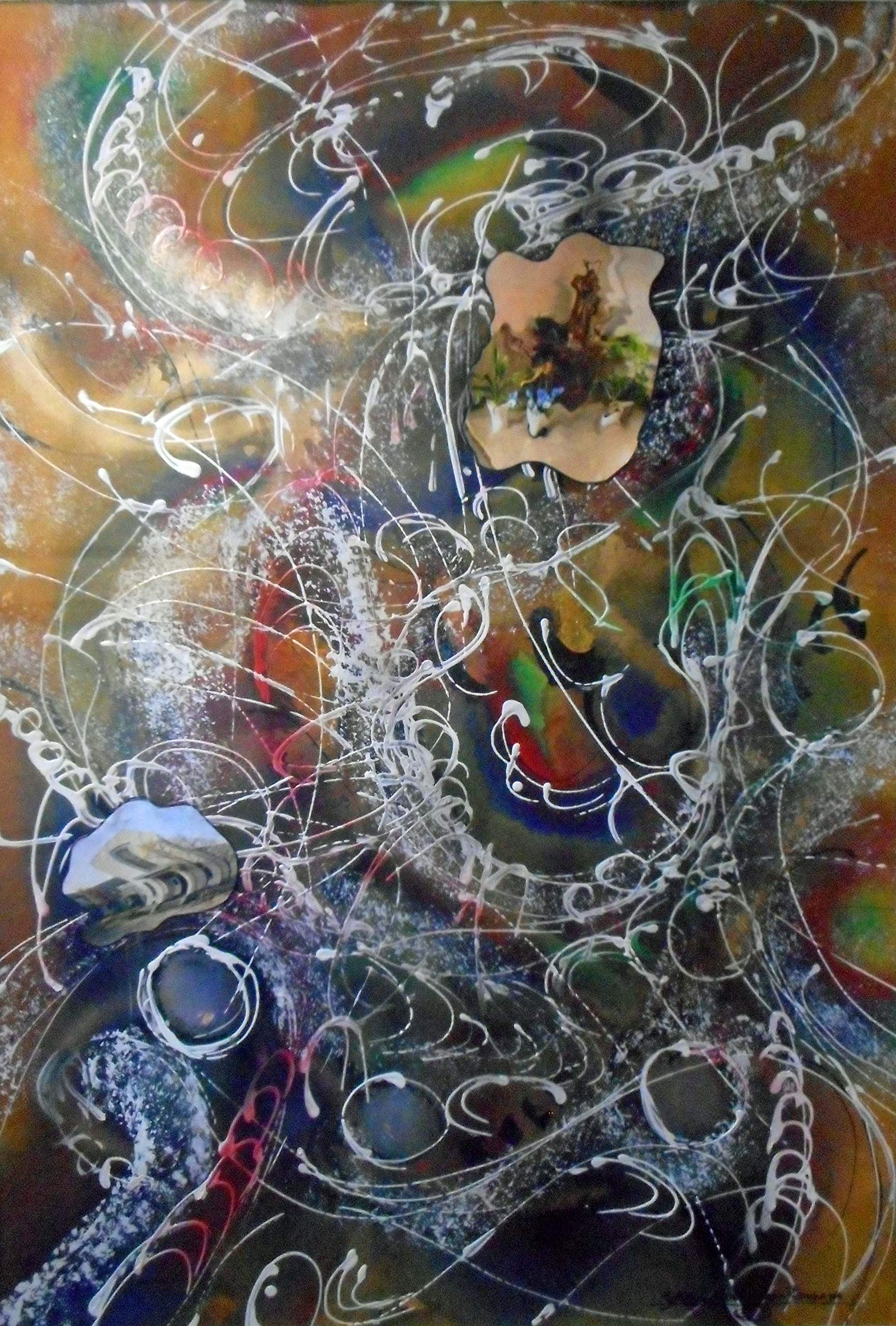 Amazon.co.jp: キリスト教抽象画家「EDEN Ⅲ （楽園）」天国の芸術家